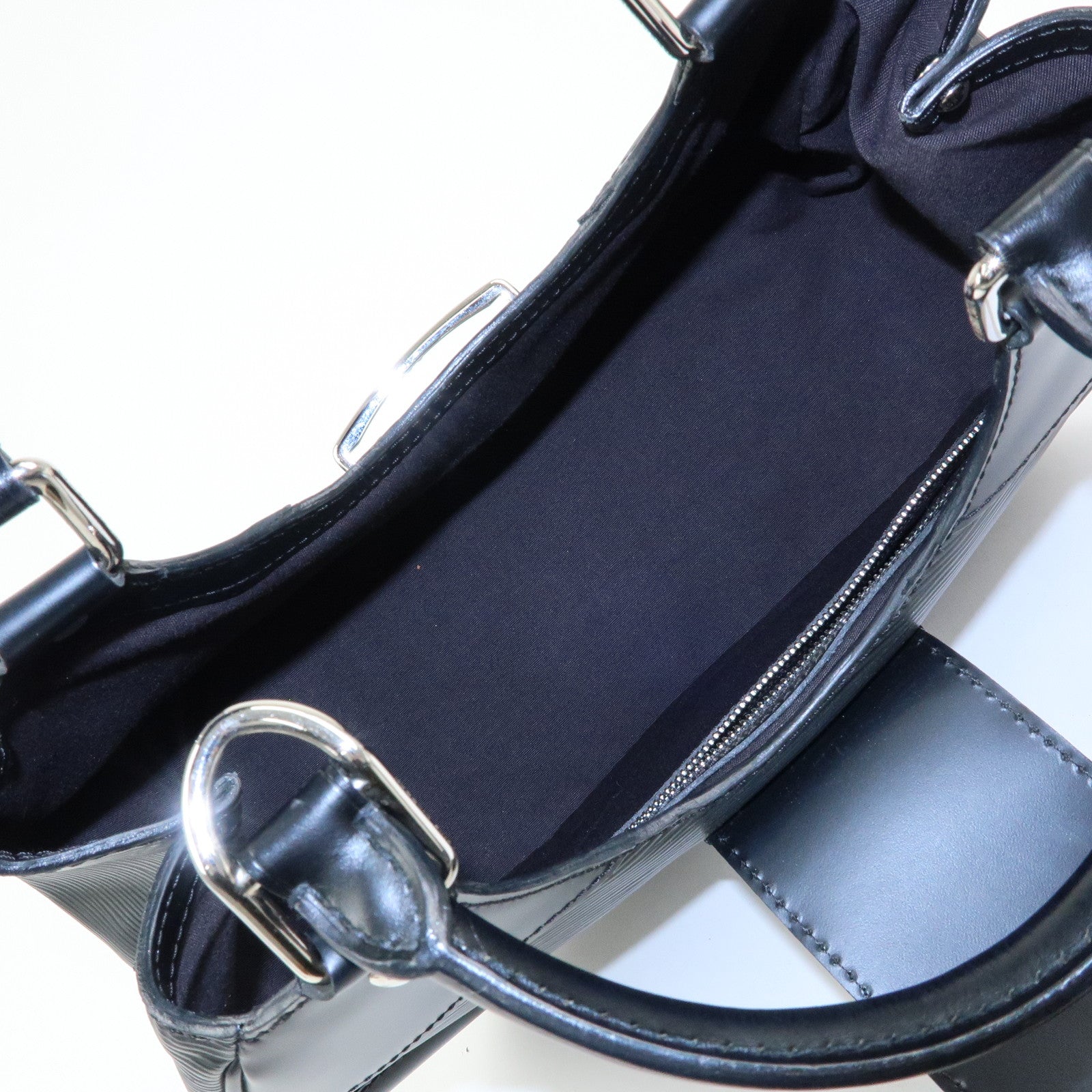 Louis Vuitton Epi Leather Sac Montaigne Hand Bag Noir M59302
