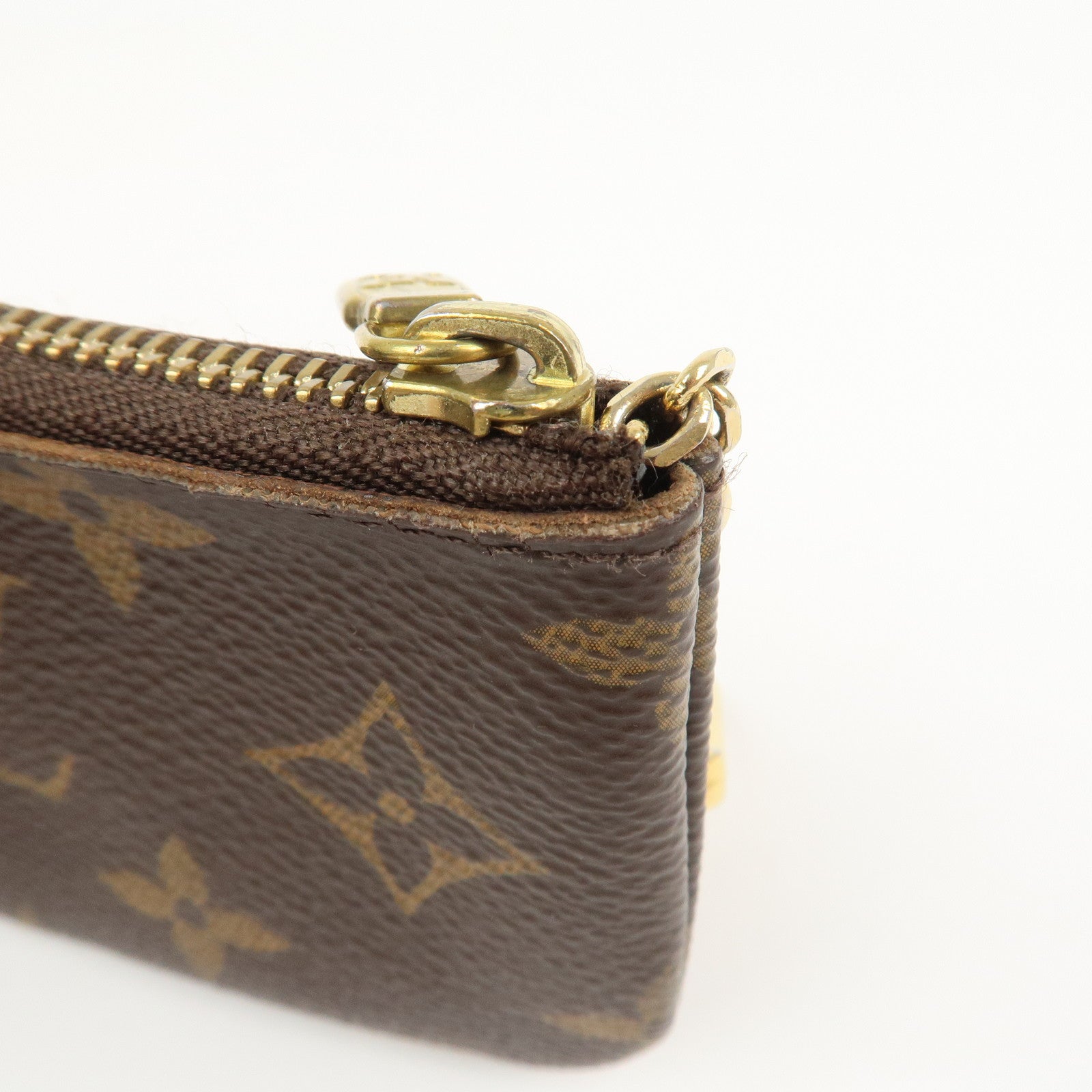 Louis Vuitton Monogram Pochette Cles Coin Case Key Case M62650