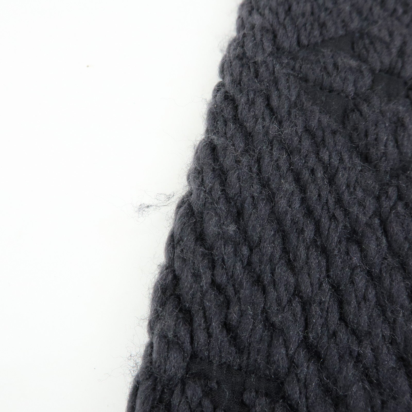 Louis Vuitton Echarpe Logomania Wool Silk Scarf Black M72431