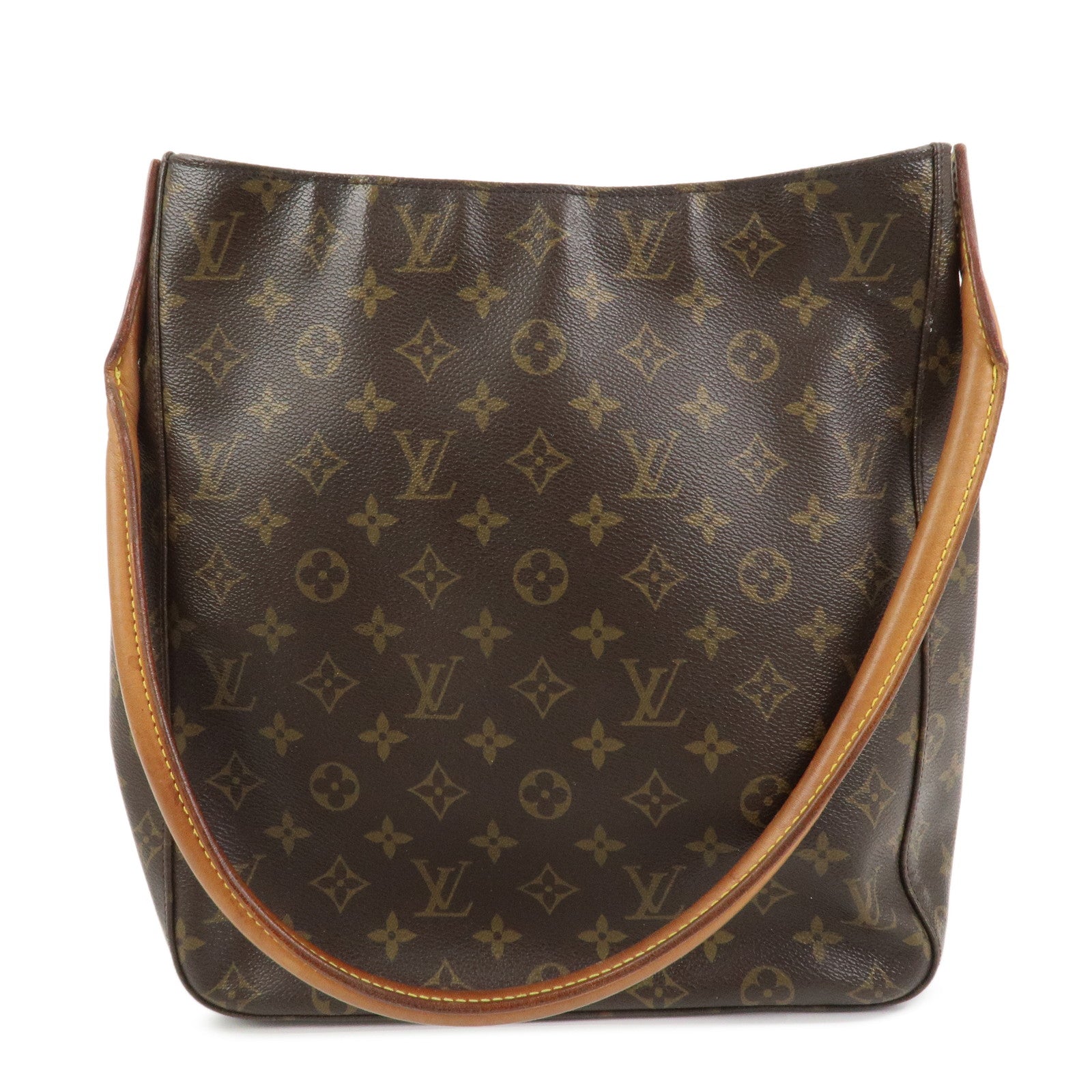 Louis Vuitton Monogram Looping GM Shoulder Bag Brown M51145