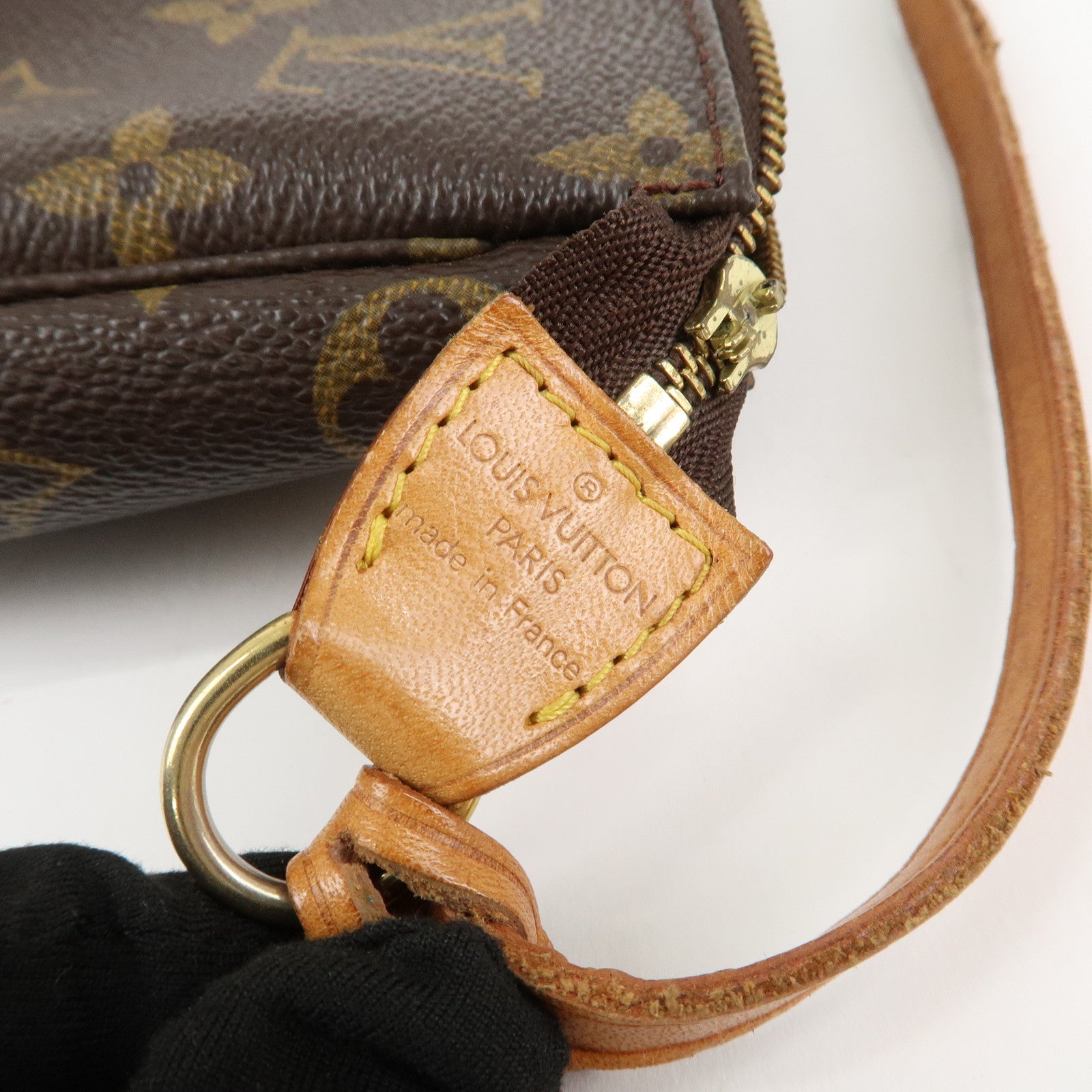 Louis Vuitton Monogram Pochette Accessoires Pouch Brown N41206 Used