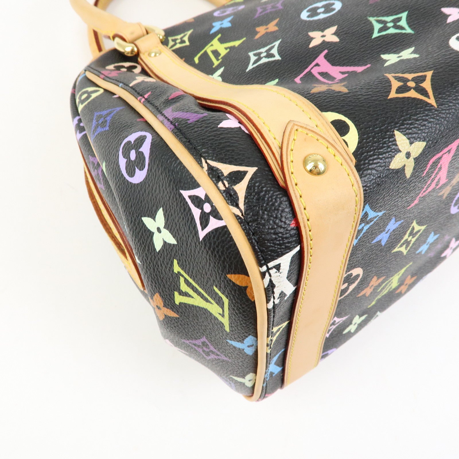 Louis Vuitton Monogram Multicolor Priscilla Hand Bag Noir M40097