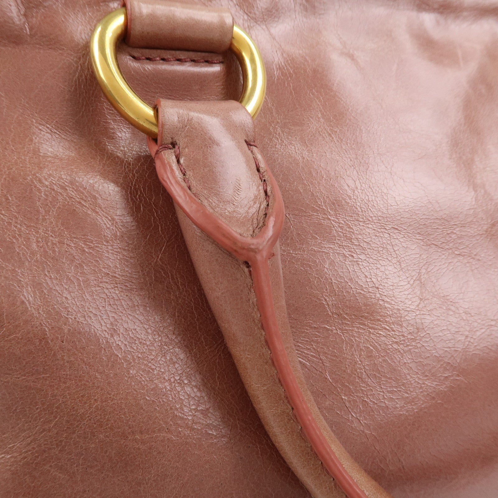 PRADA Leather 2Way Hand Bag Shoulder Bag Pink BN2324