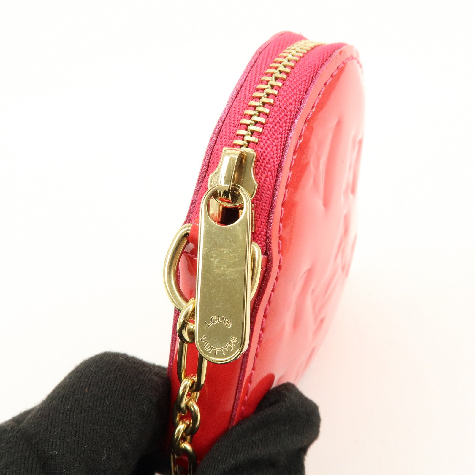 Louis Vuitton Monogram Vernis Porte Monnaie Coeur Coin Case M93657