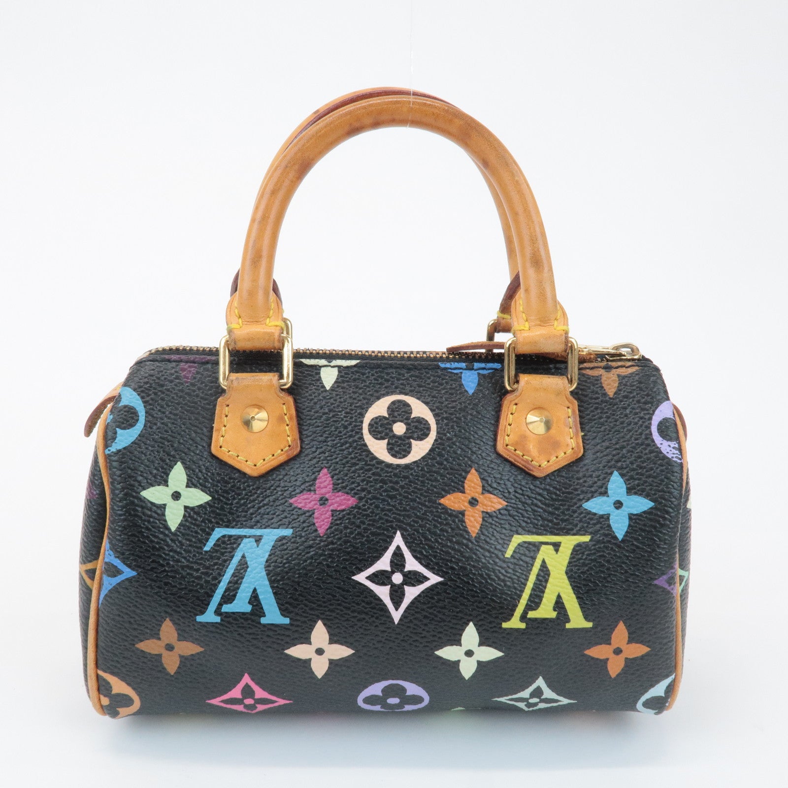Louis Vuitton Monogram Multicolor Mini Speedy Mini Bag Noir M92644