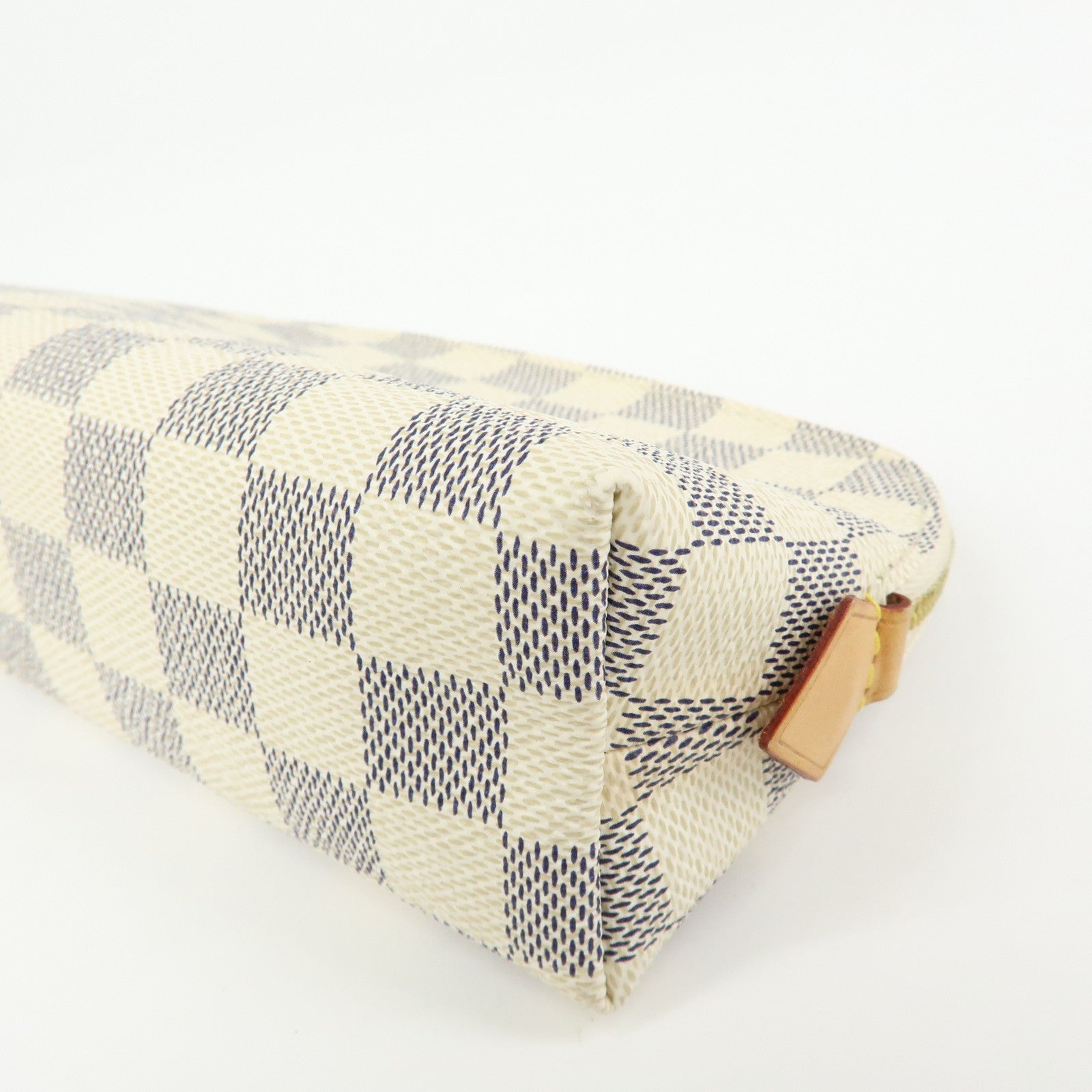 Louis Vuitton Damier Azur Canvas Pochette Cosmetic PM Pouch N60024