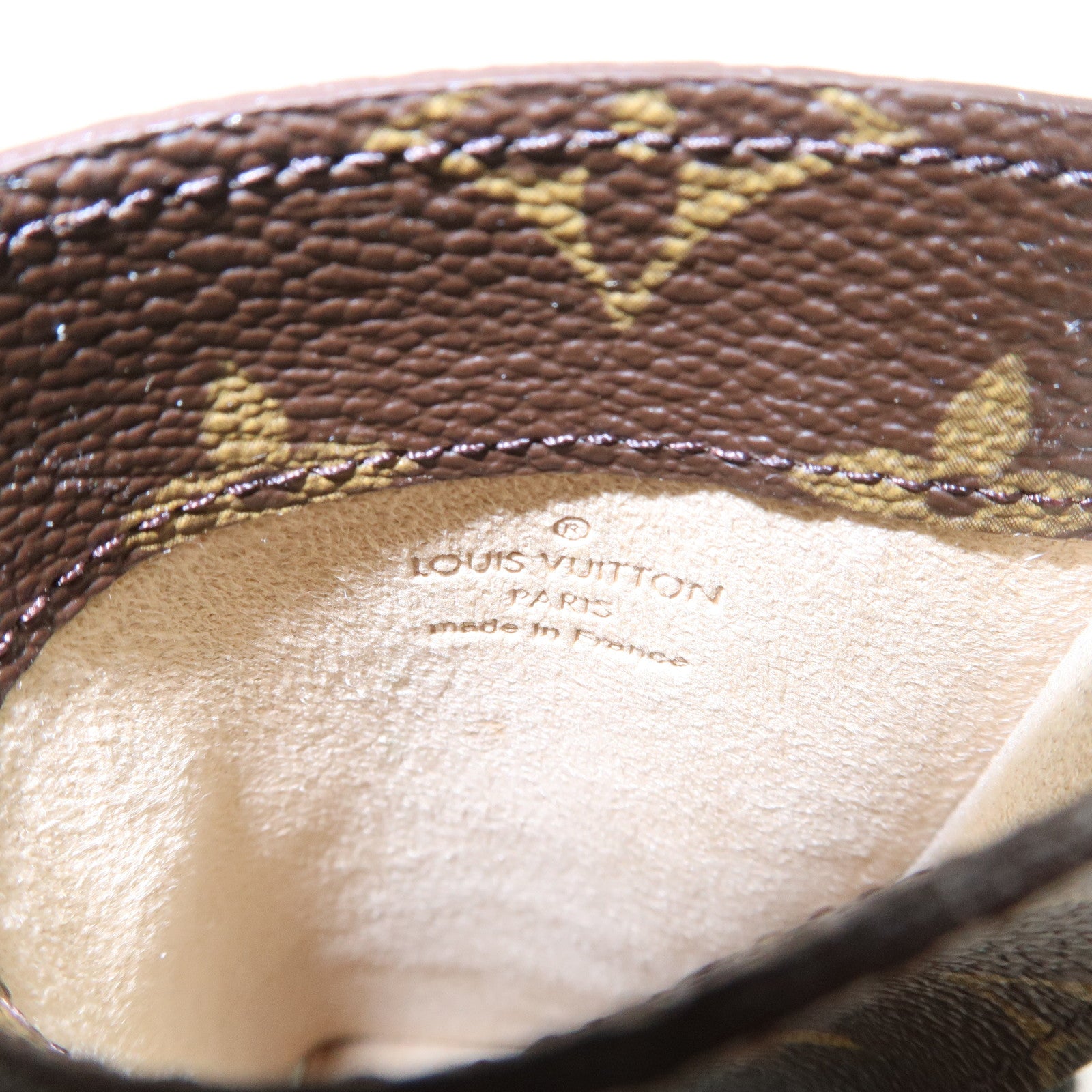 Louis Vuitton Set of 2 Monogram Canvas Glass Case M62970 M62962 Used