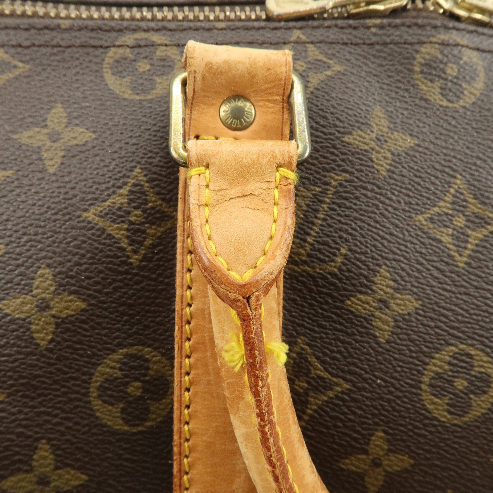 Louis Vuitton Monogram Keep All Bandouliere 45 Boston Bag M41418