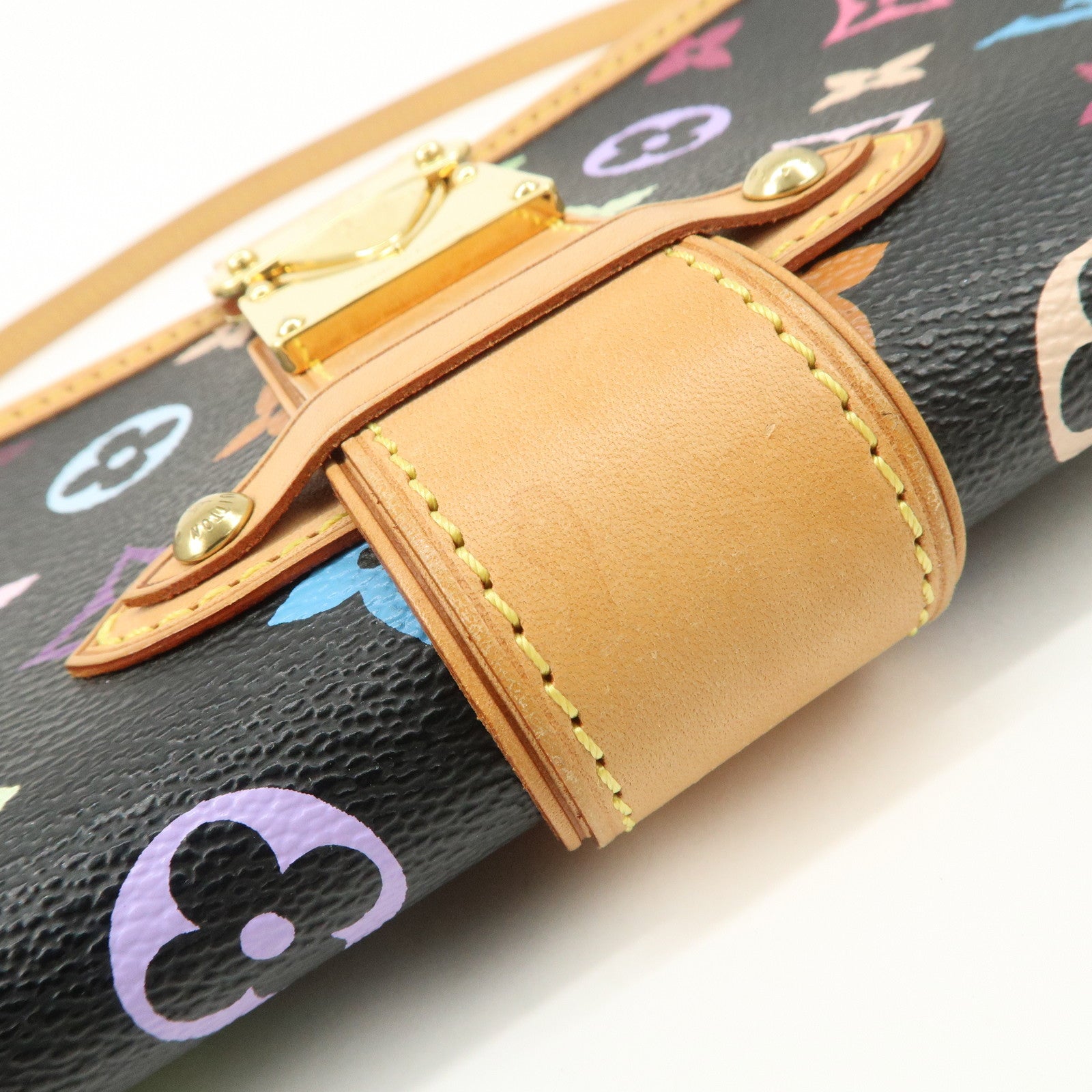 Louis Vuitton Monogram Multicolor Shirley Shoulder Bag Hand Bag M40050 Used