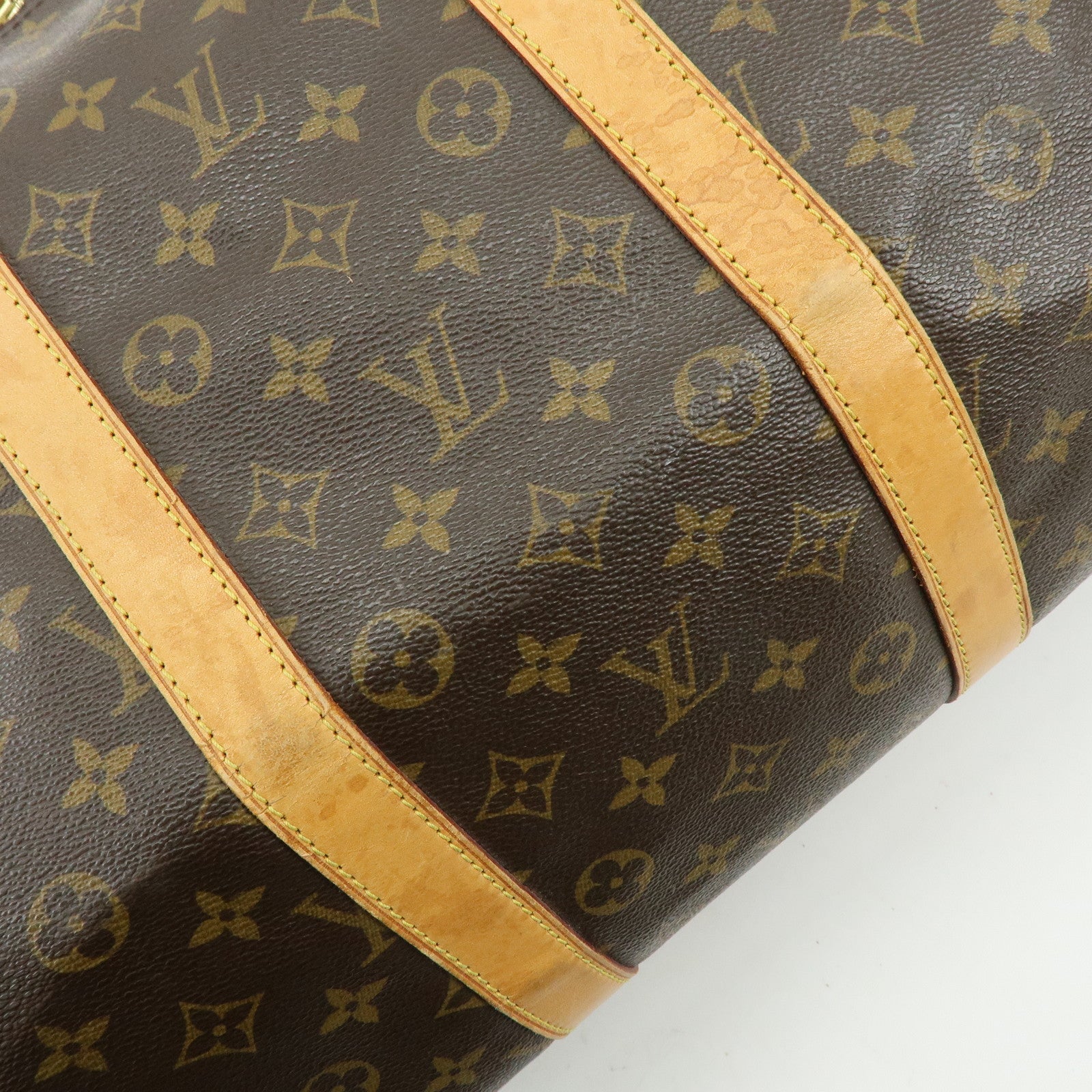 Louis Vuitton Monogram Keep All Bandouliere 50 Boston Bag M41416