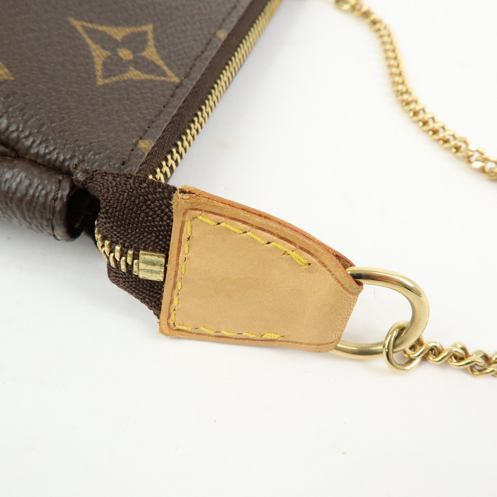 Louis Vuitton Monogram Mini Pochette Accessoires Hand Bag M58009
