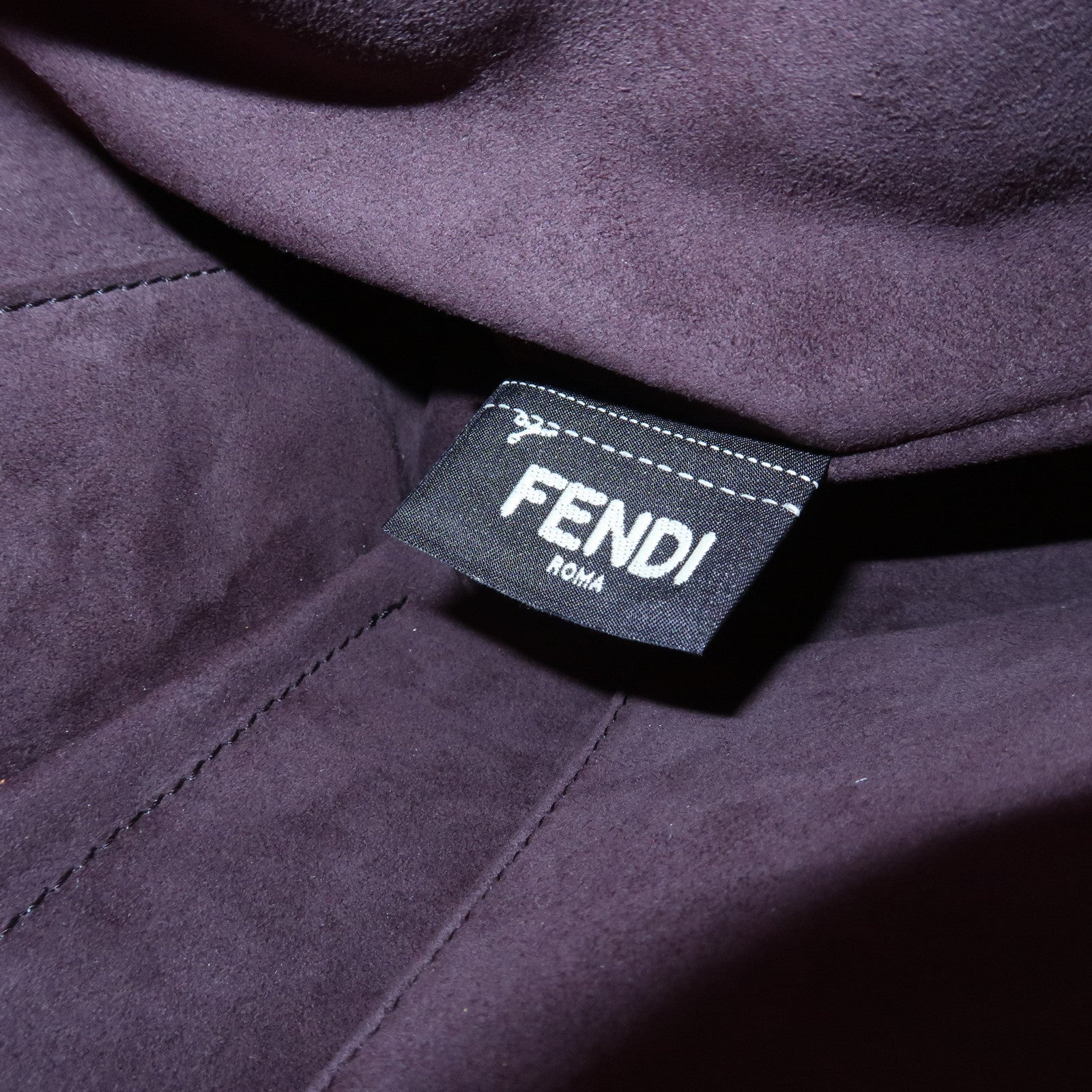 FENDI Dotcom Leather 2WAY Bag Hand Bag Shoulder Bag Black 8BN293