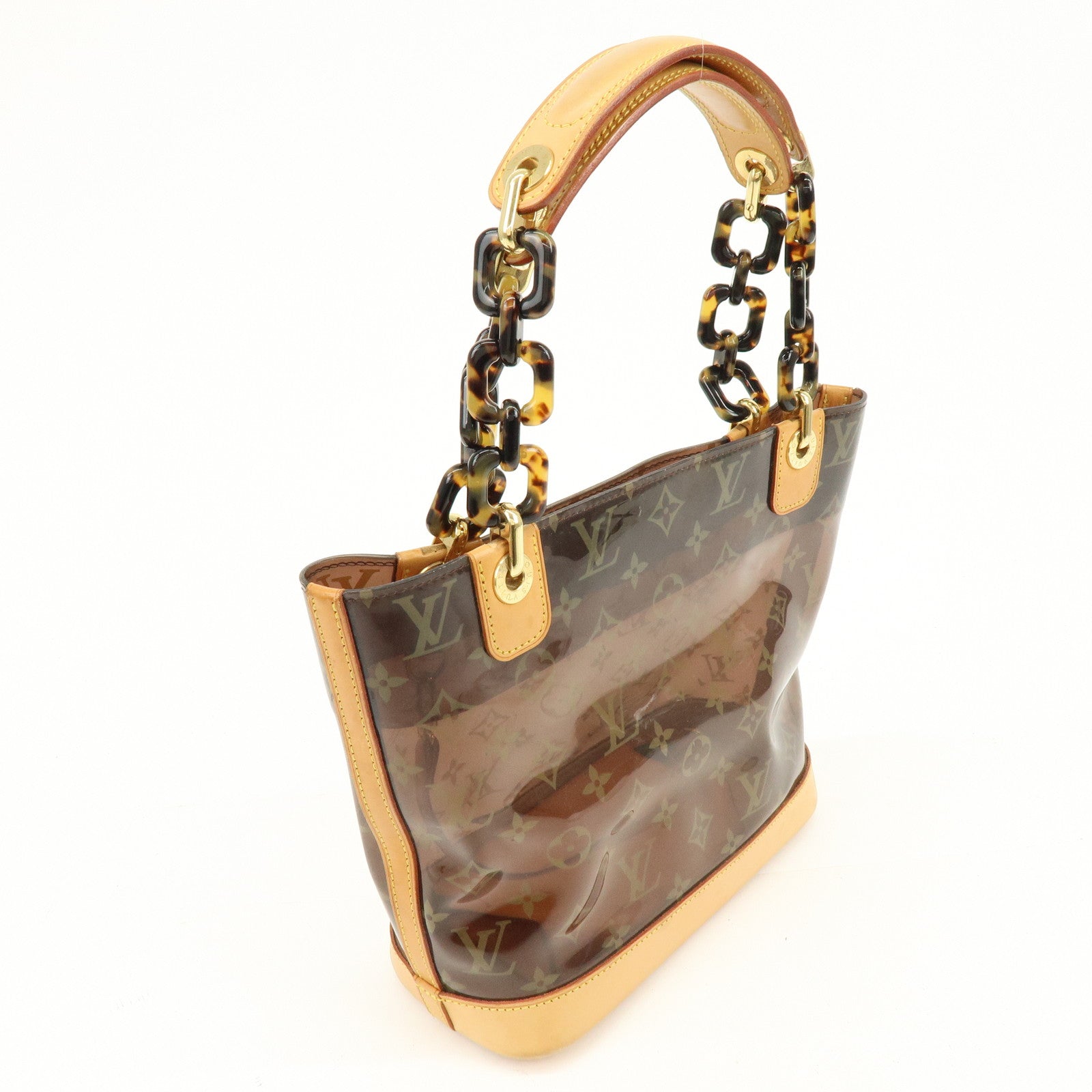 Louis Vuitton Monogram Cabas Ambre PM Tote Bag Clear Brown M92502