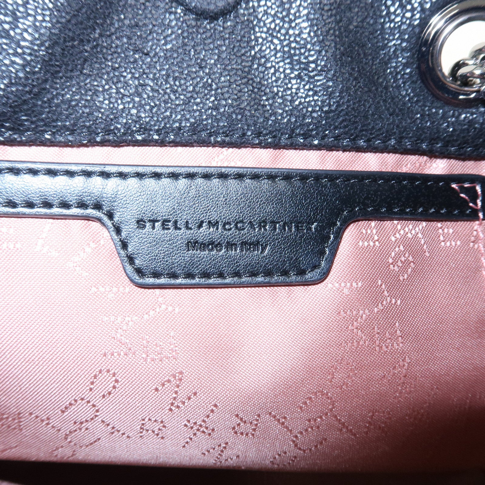 STELLA MCCARTNEY Falabella Polyester Leather Shoulder Bag Black