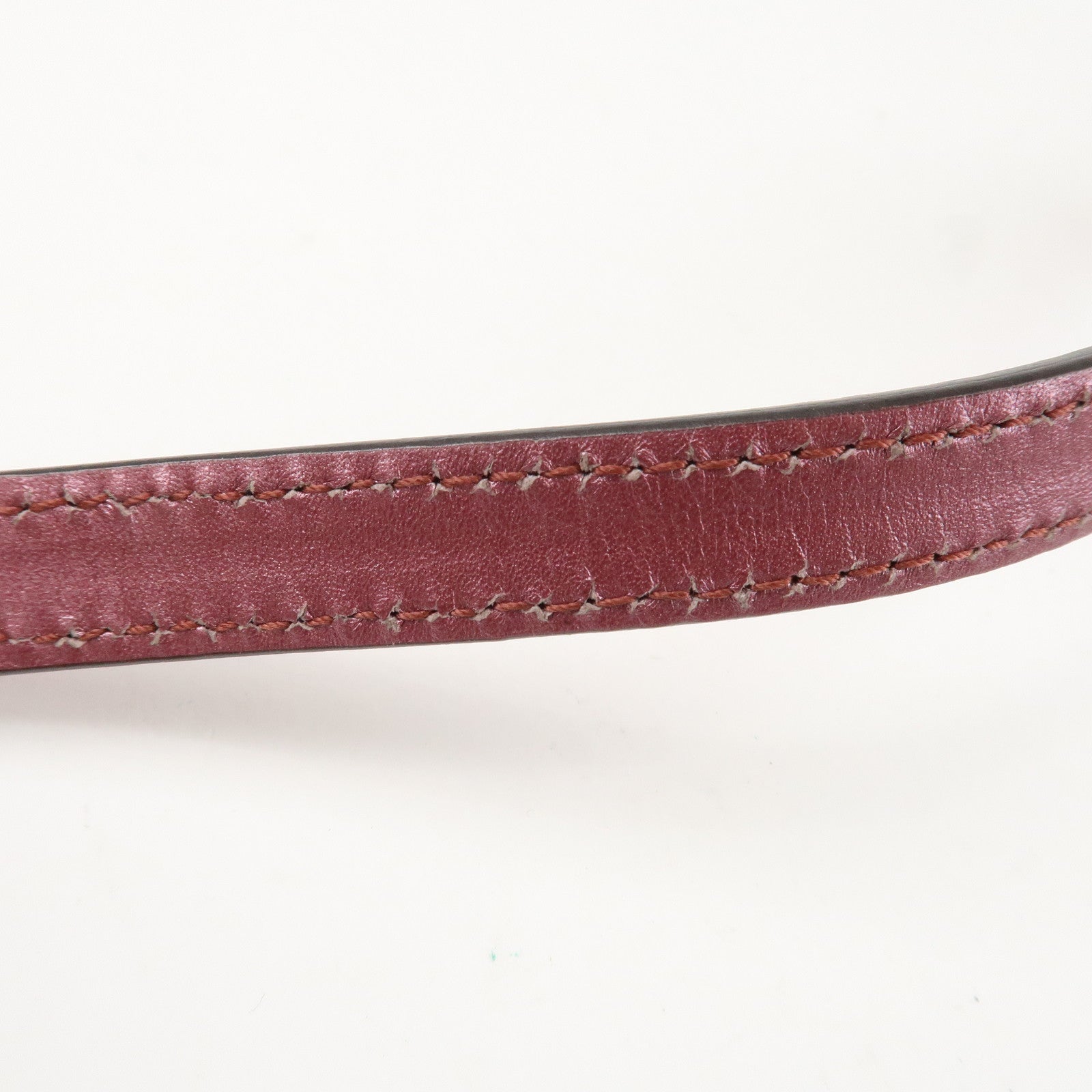 GUCCI Micro Guccissima Leather Shoulder Bag Metallic Pink 309538 Used