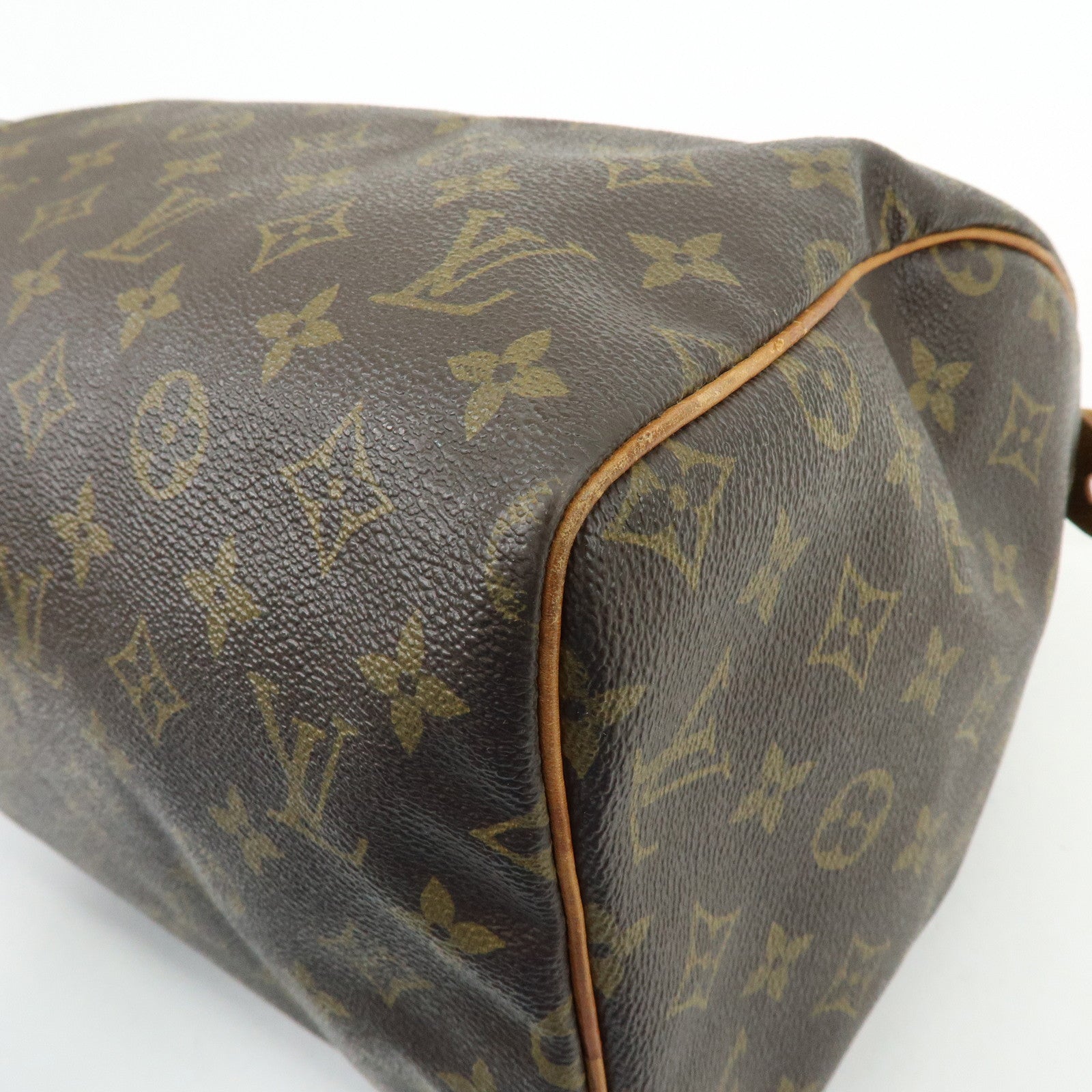 Louis Vuitton Monogram Speedy 30 Boston Bag Hand Bag Brown M41526