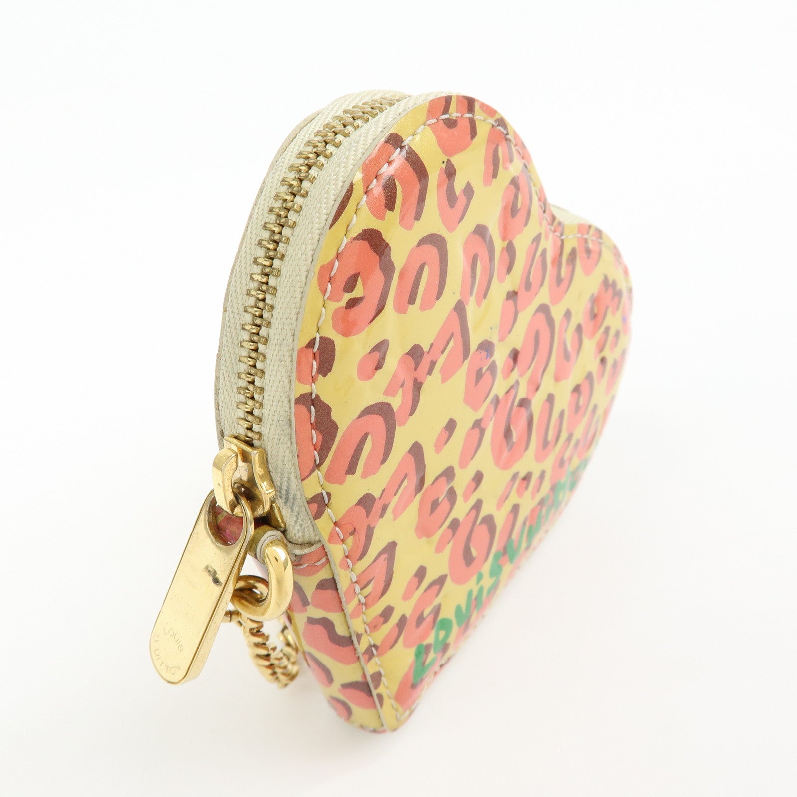 Louis Vuitton Monogram Vernis Porte Monnaie Coeur Coin Case M91473