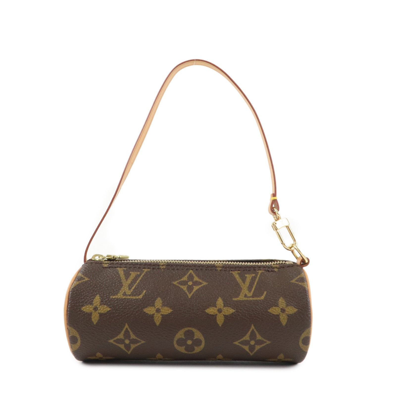 Louis Vuitton Monogram Mini Pouch for Papillon Bag New Style Brown Used