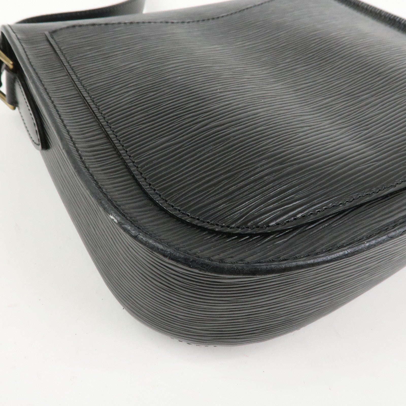 Louis Vuitton Epi Saint Cloud Shoulder Bag Black Noir M52192
