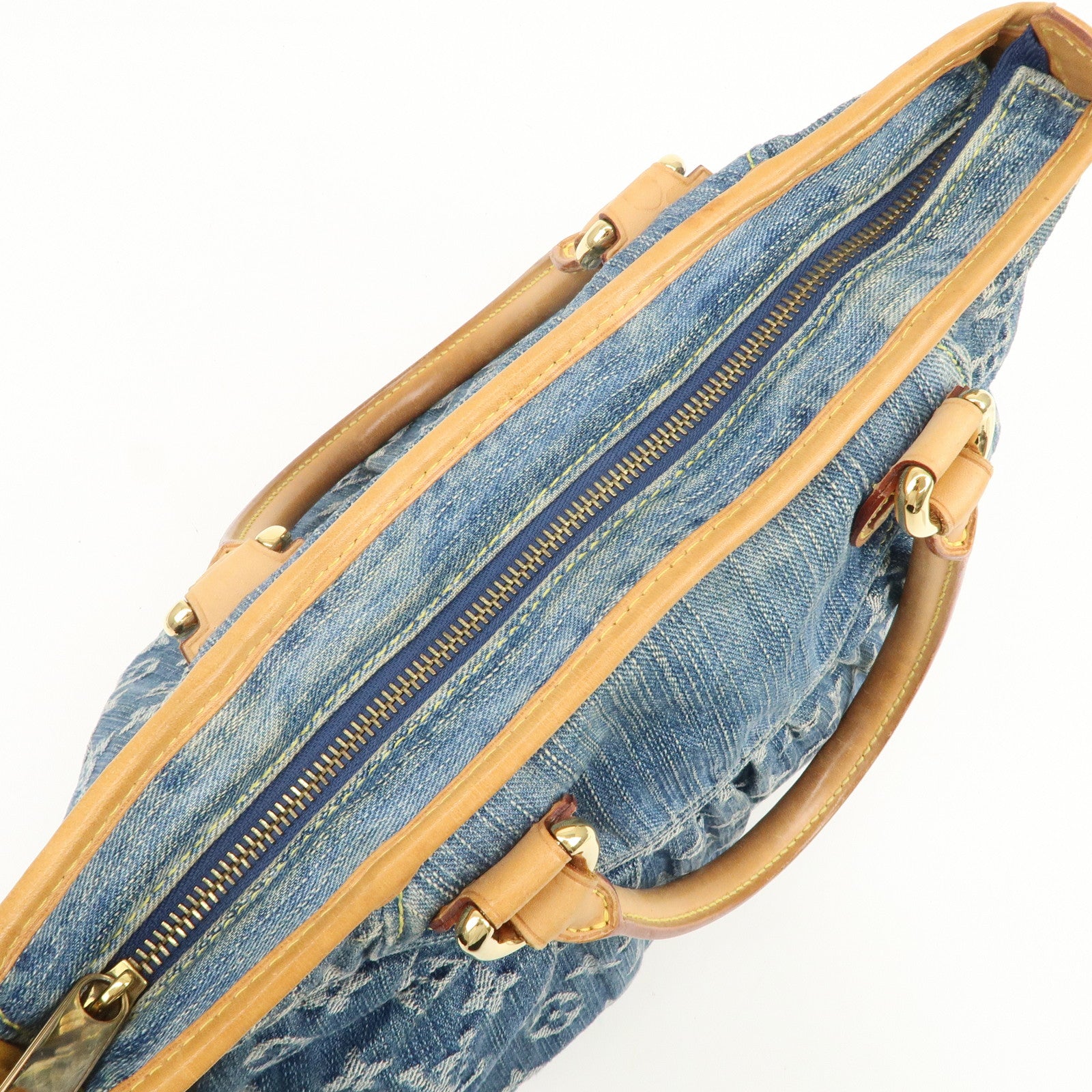 Louis Vuitton Monogram Denim Neo Cabby MM 2Way Bag Hand Bag M95349