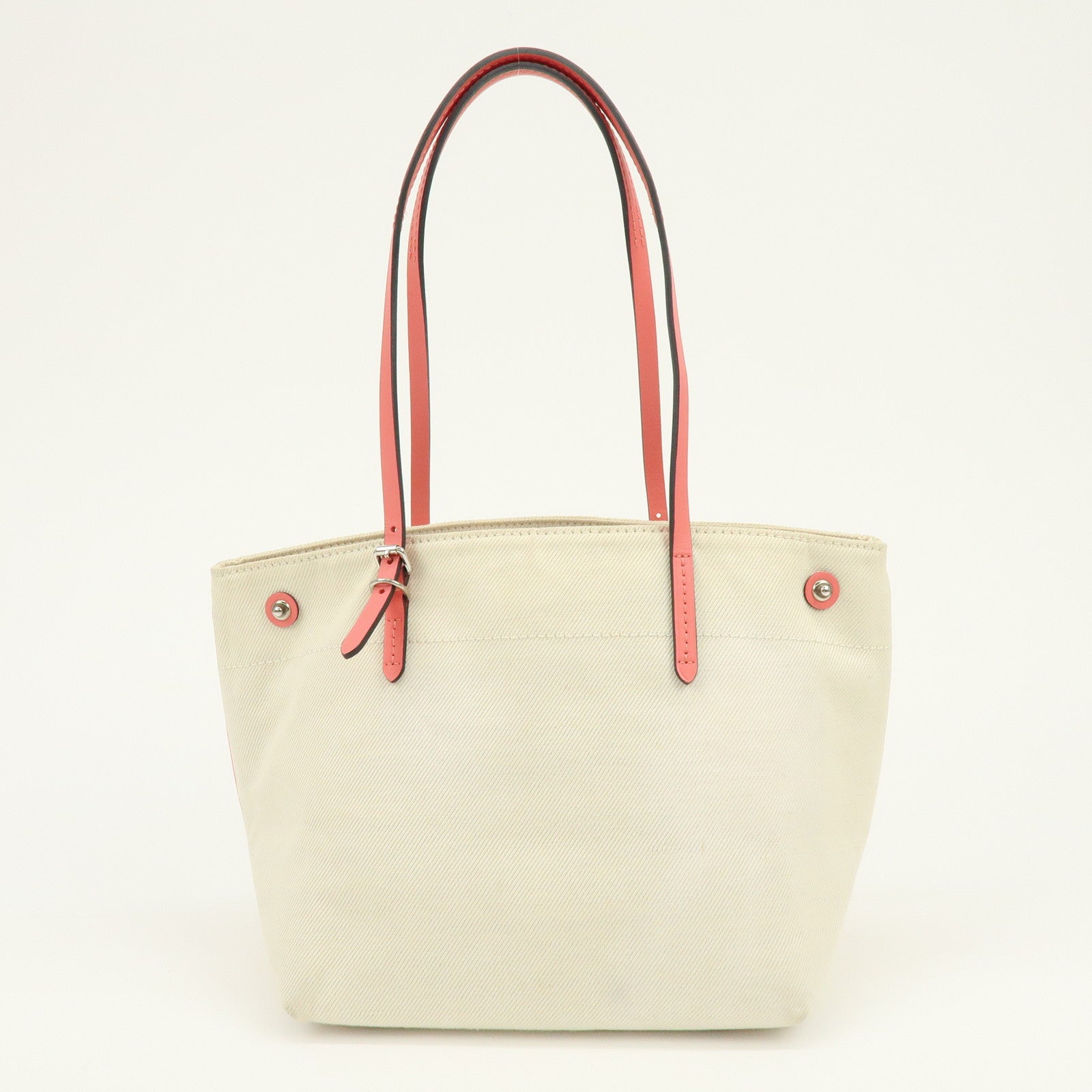 Louis Vuitton Canvas Leather Cabas PM Hand Bag Corail M94505