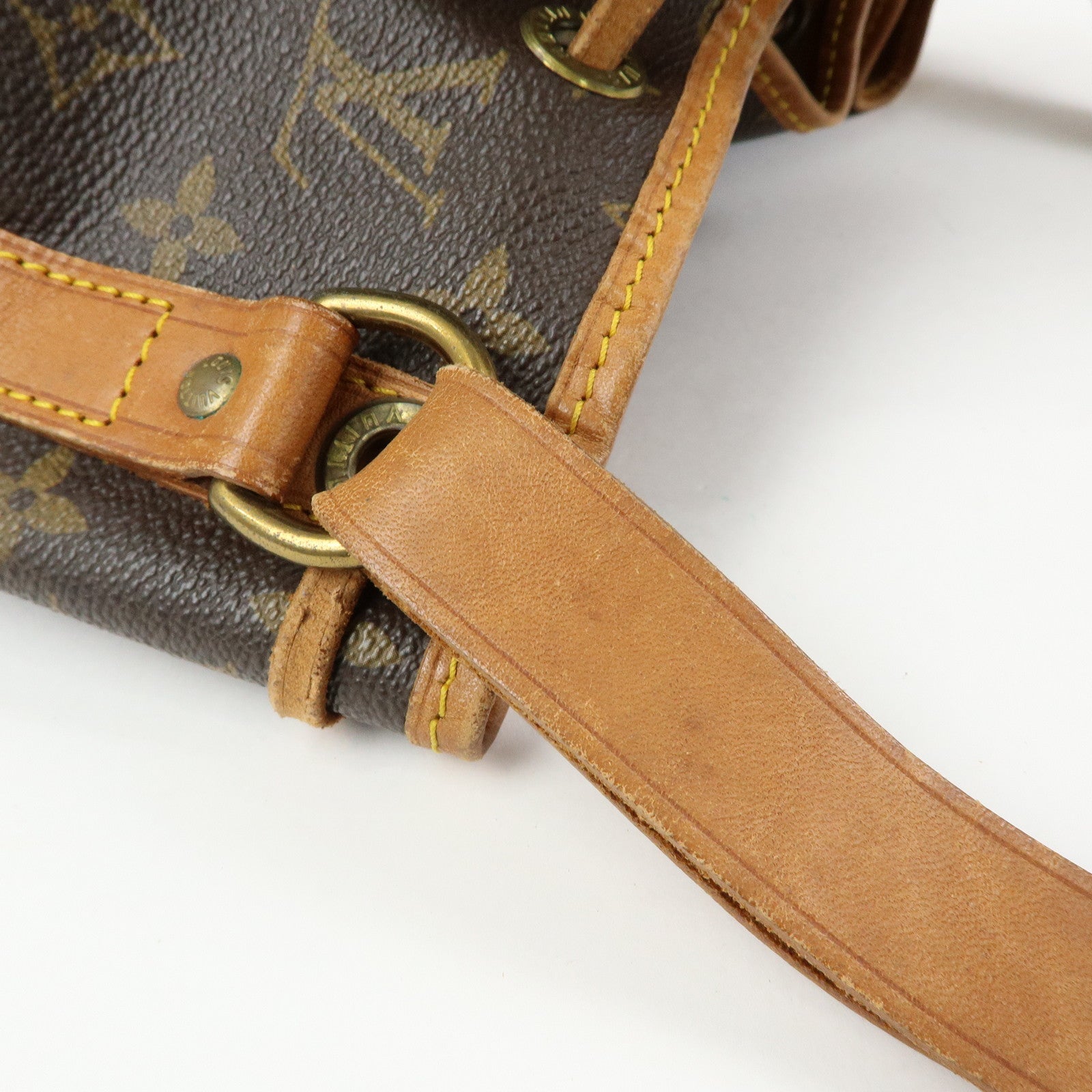Louis Vuitton Monogram Petit Noe Shoulder Bag Brown M42226