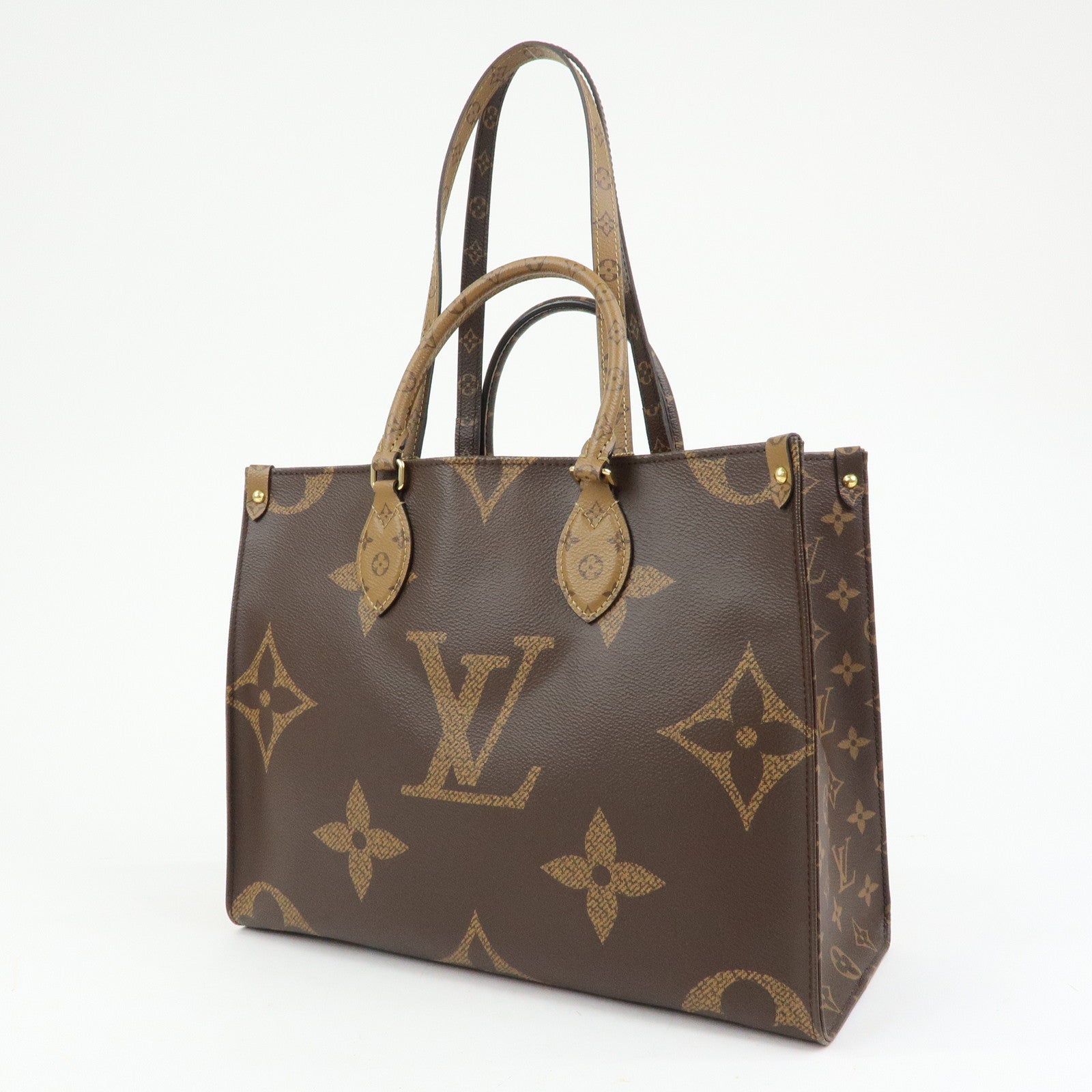 Louis Vuitton Monogram Giant Canvas On The Go MM Hand Bag M45039
