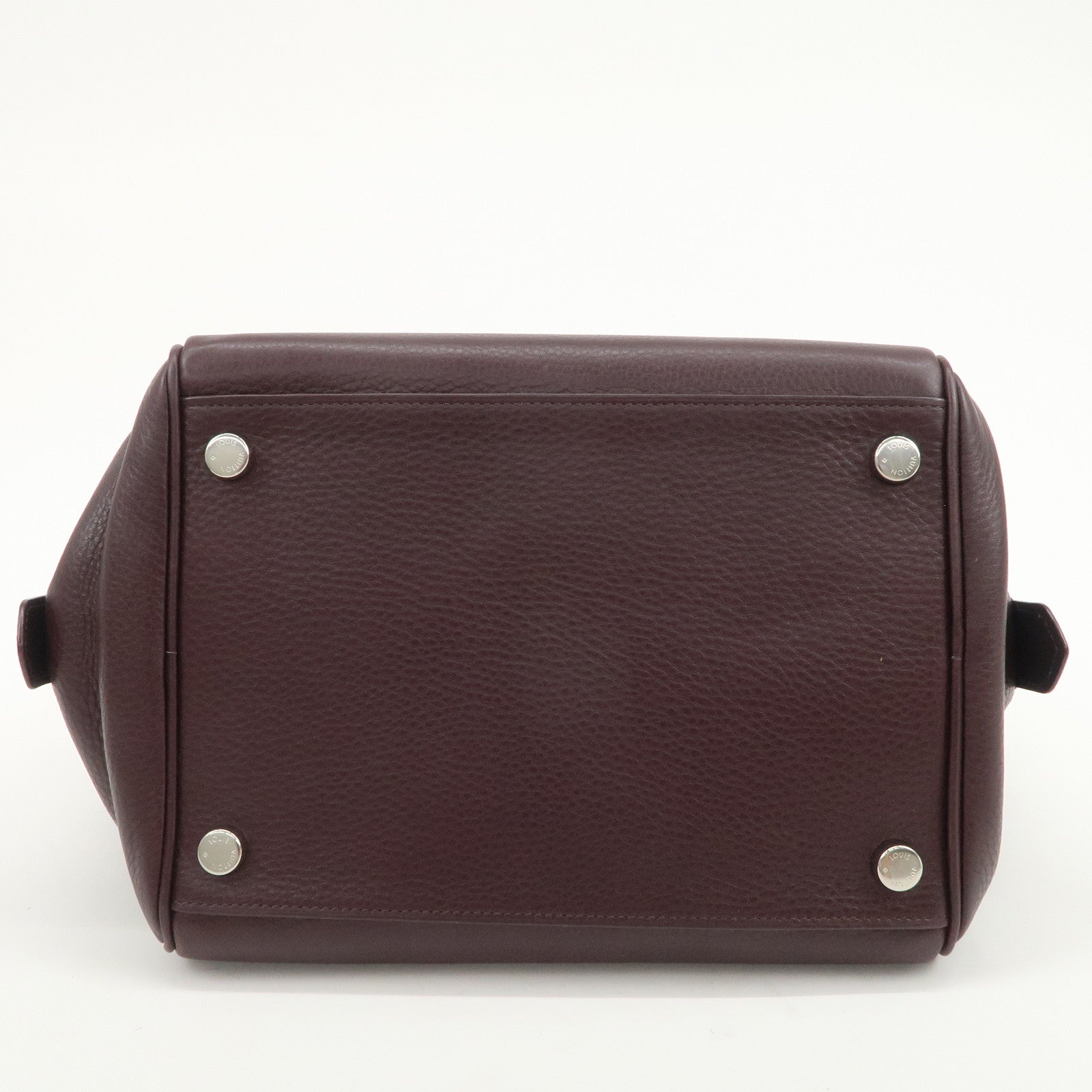 Louis Vuitton Taurillon Mirabilis SPO Hand Bag Cassis M93859
