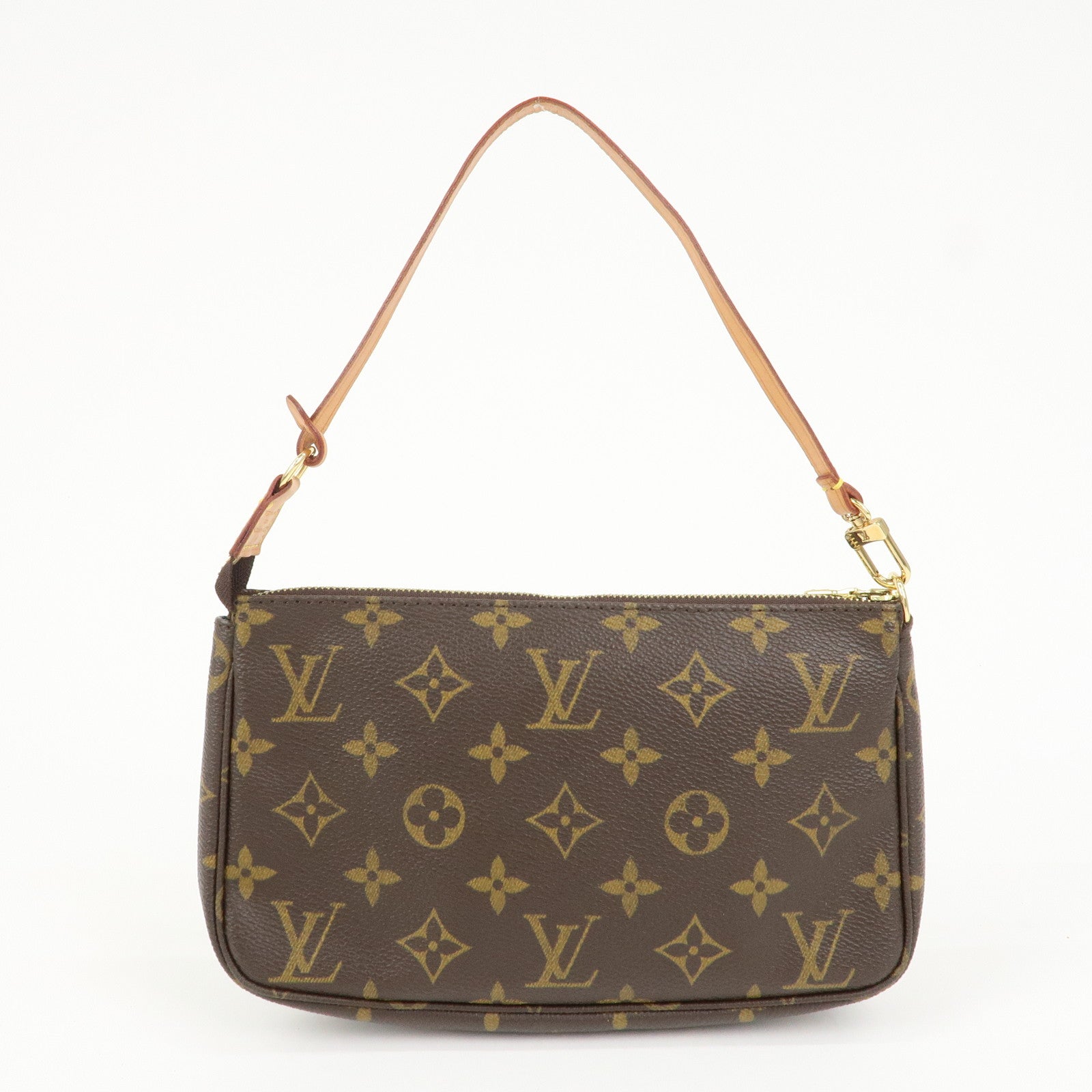 Louis Vuitton Monogram Pochette Accessoires Hand Bag Brown M51980