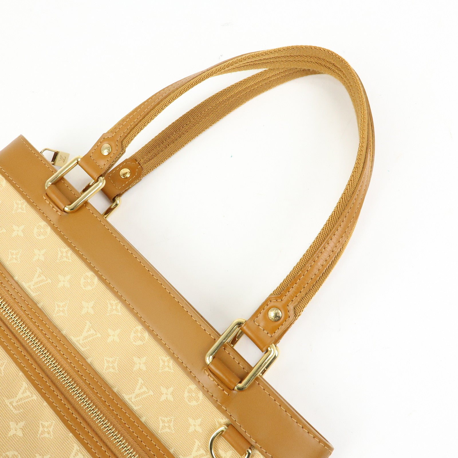 Louis Vuitton Monogram Mini Lucille PM Hand Bag Beige M92684