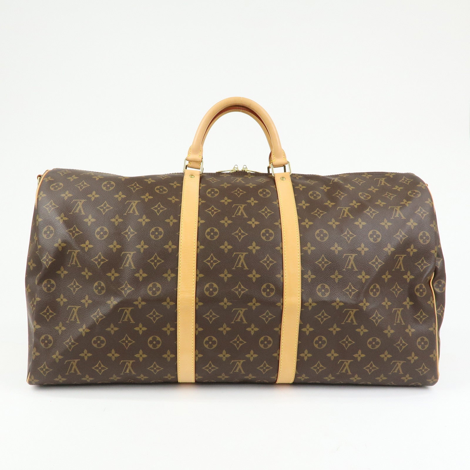 Louis Vuitton Monogram Keep All Bandouliere 60 Boston Bag M41412
