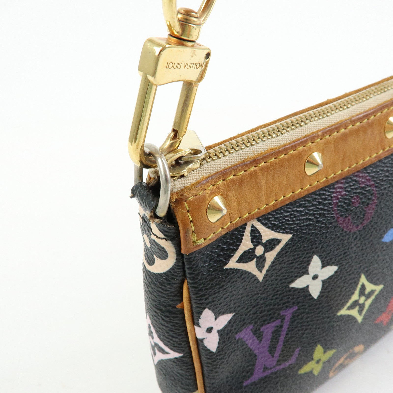 Louis Vuitton Monogram Multicolor Pochette Accessoires Noir M92648