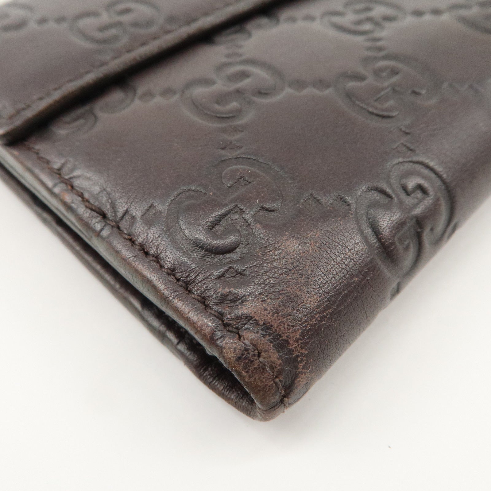 GUCCI Set of 2 GG Marmont Guccissima Leather Wallet 203550 456126 Used