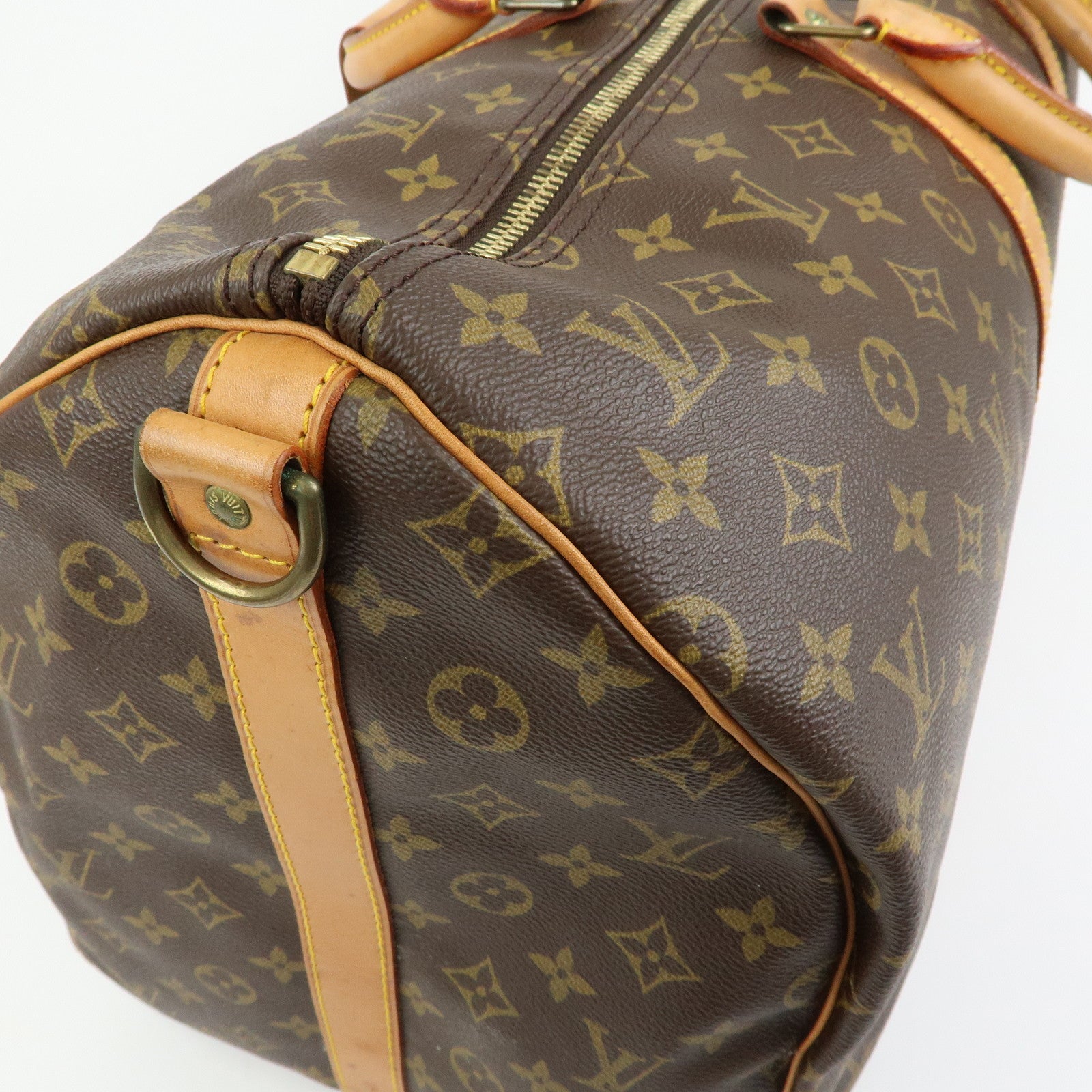 Louis Vuitton Monogram Keep All Bandouliere 55 Boston Bag M41414