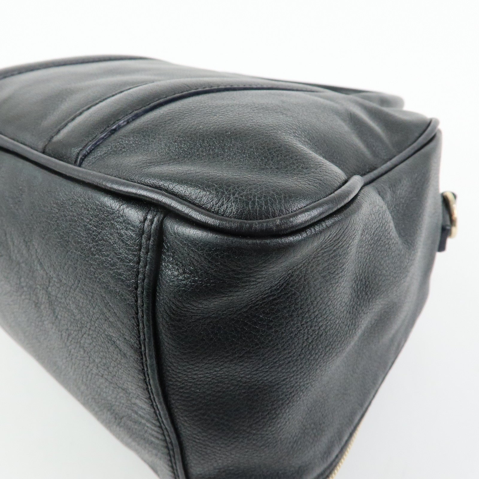 Chloe See By Chloe Leather 2Way Bag Shoulder Bag Hand Bag Black