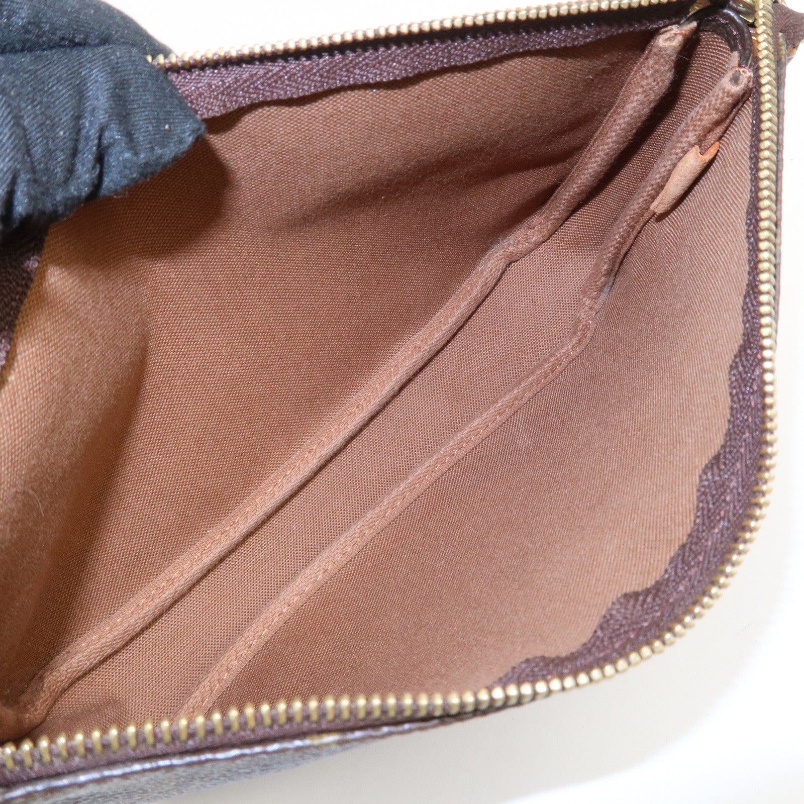 Louis Vuitton Monogram Pochette Accessoires Hand Bag Brown M51980