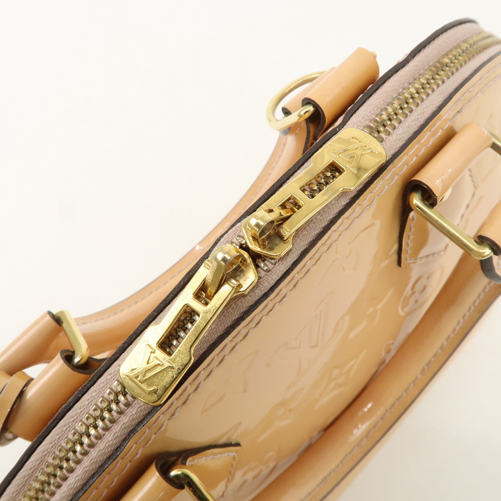 Louis Vuitton Monogram Vernis Alma BB 2Way Hand Shoulder Bag M90064 Used