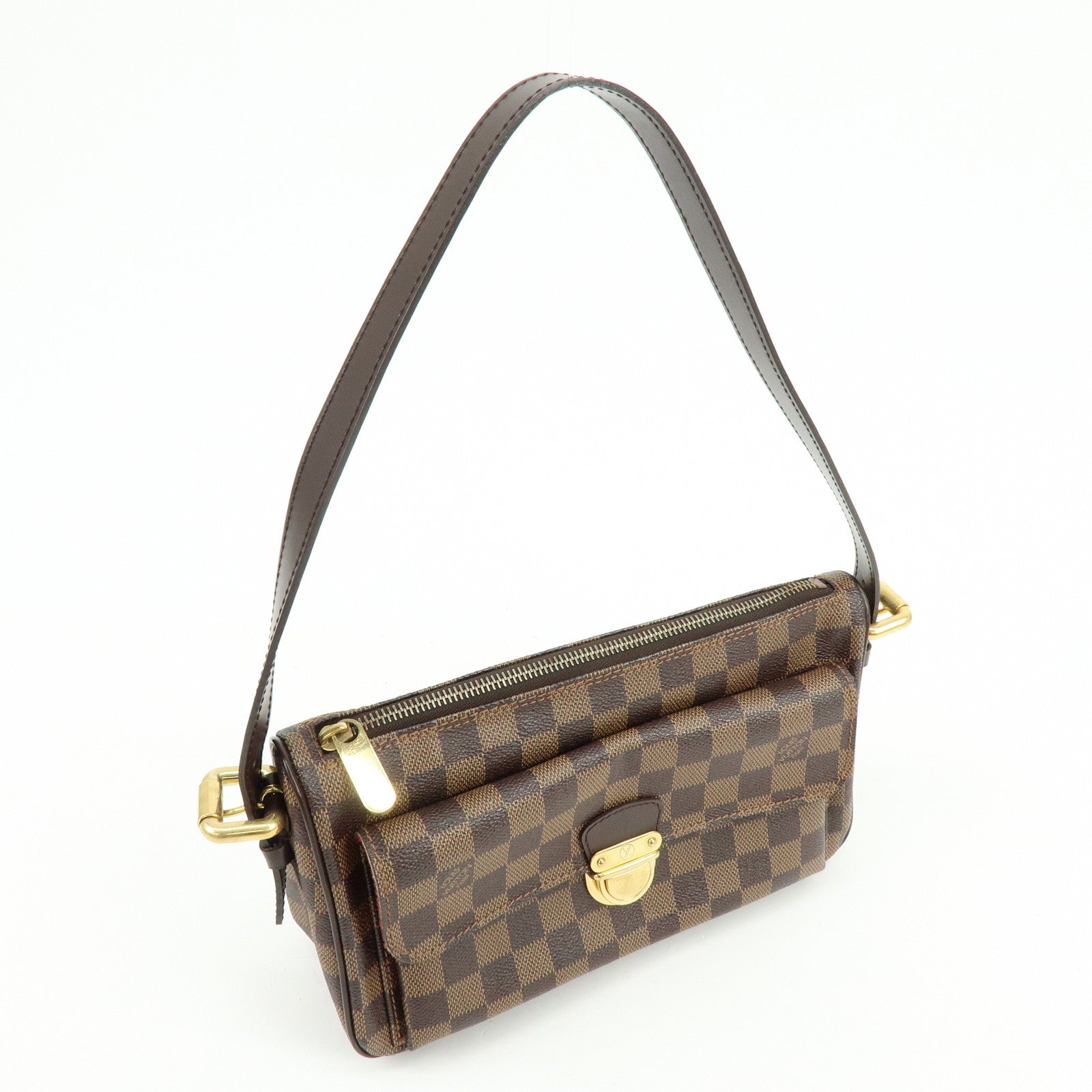 Louis Vuitton Damier Ravello GM Shoulder Bag Brown N60006