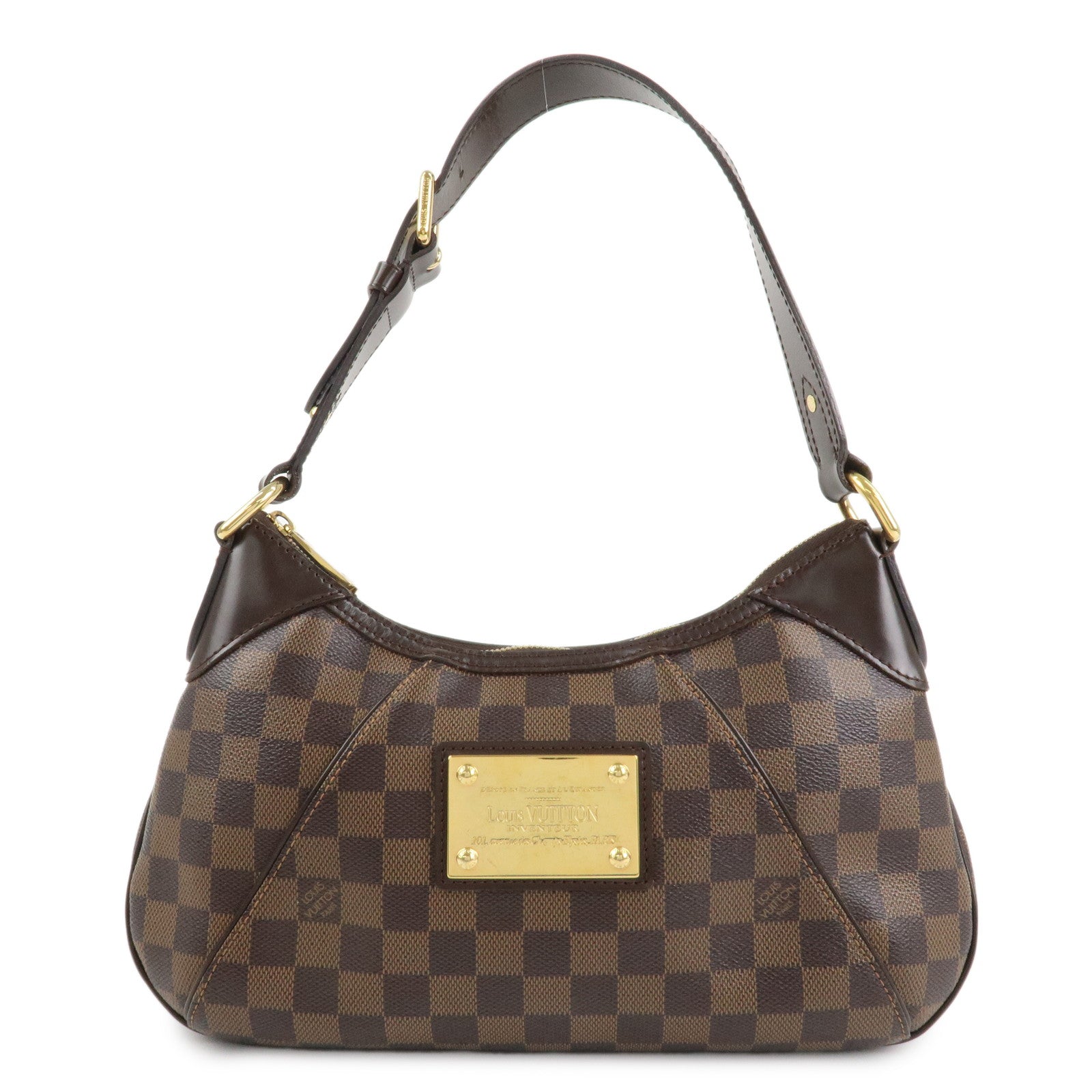 Louis Vuitton Damier Thames PM Shoulder Bag Hand Bag N48180 Used