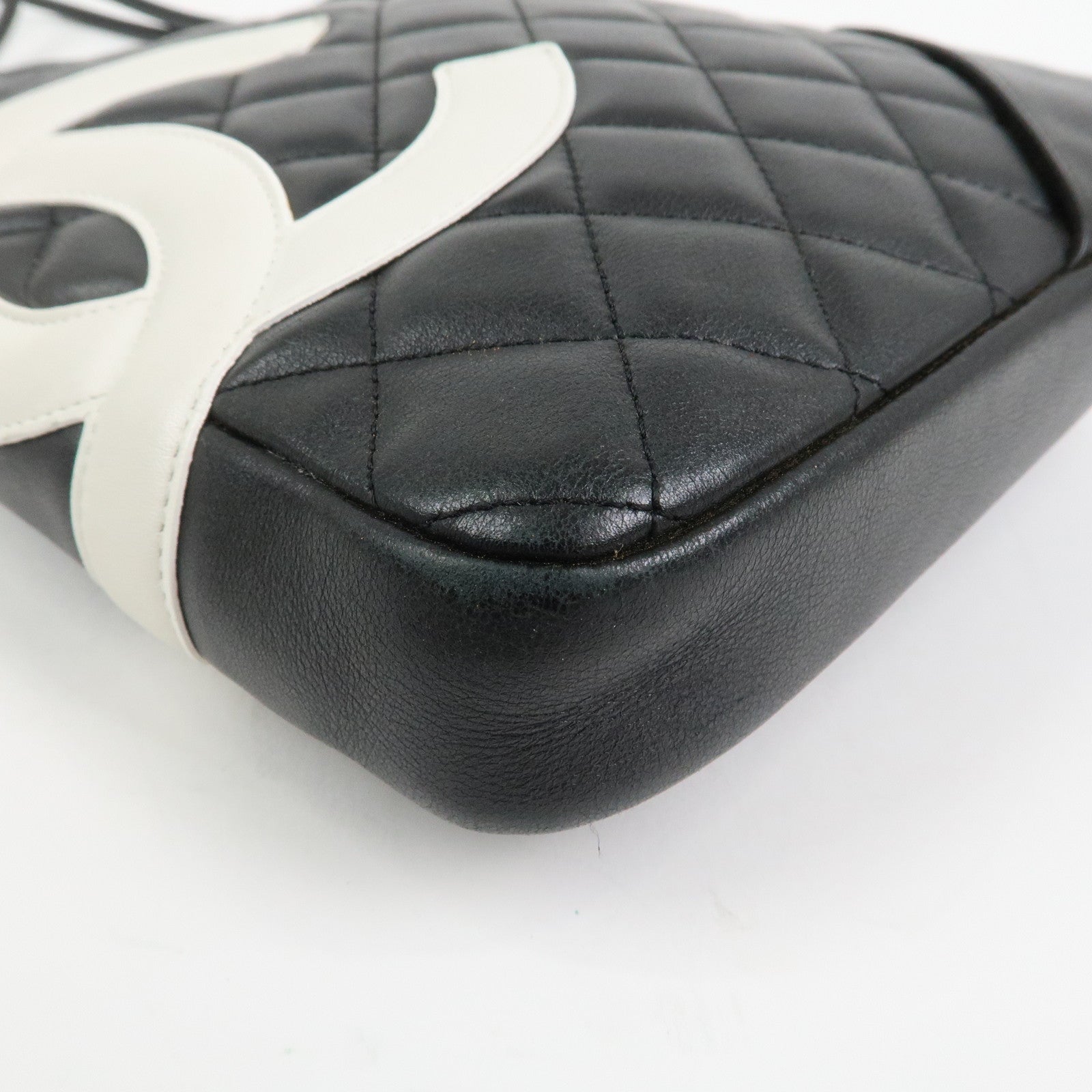 CHANEL Cambon Line Lambskin Medium Pochette Shoulder Bag A25178