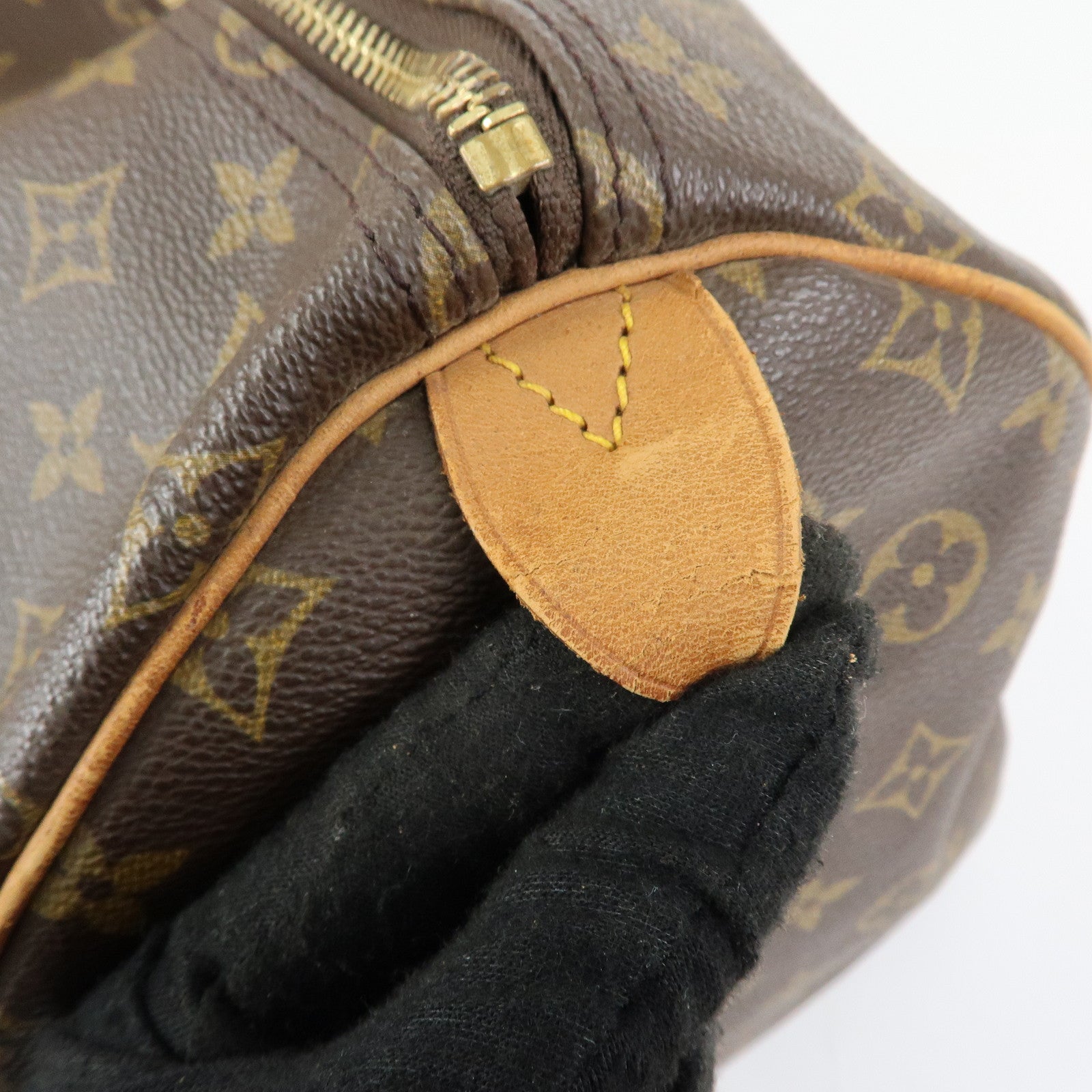 Louis Vuitton Keep All 55 Boston Bag Hand Bag Brown M41414