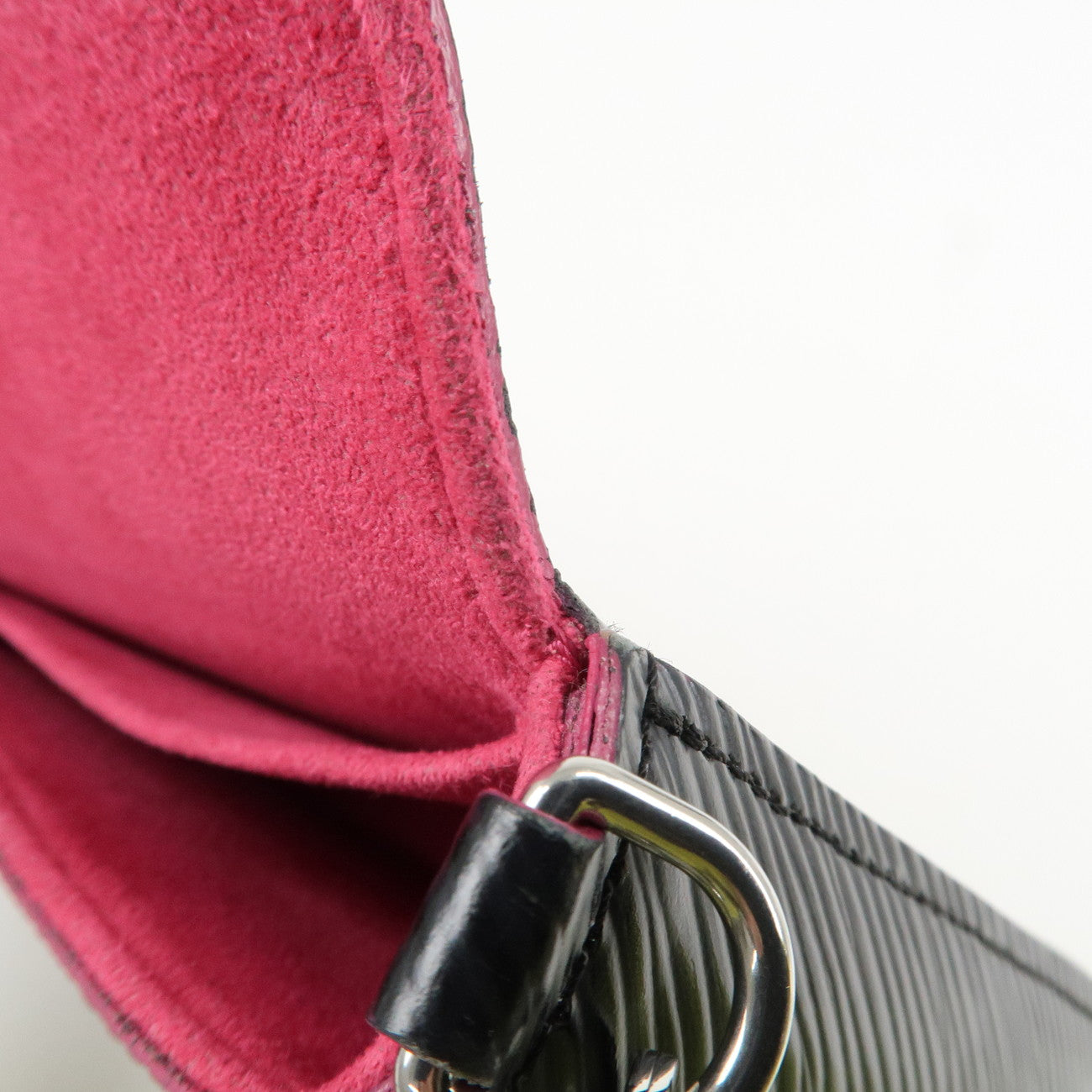 Louis Vuitton Epi Pochette Felicie Shoulder Bag Noir Pink M64579 Used