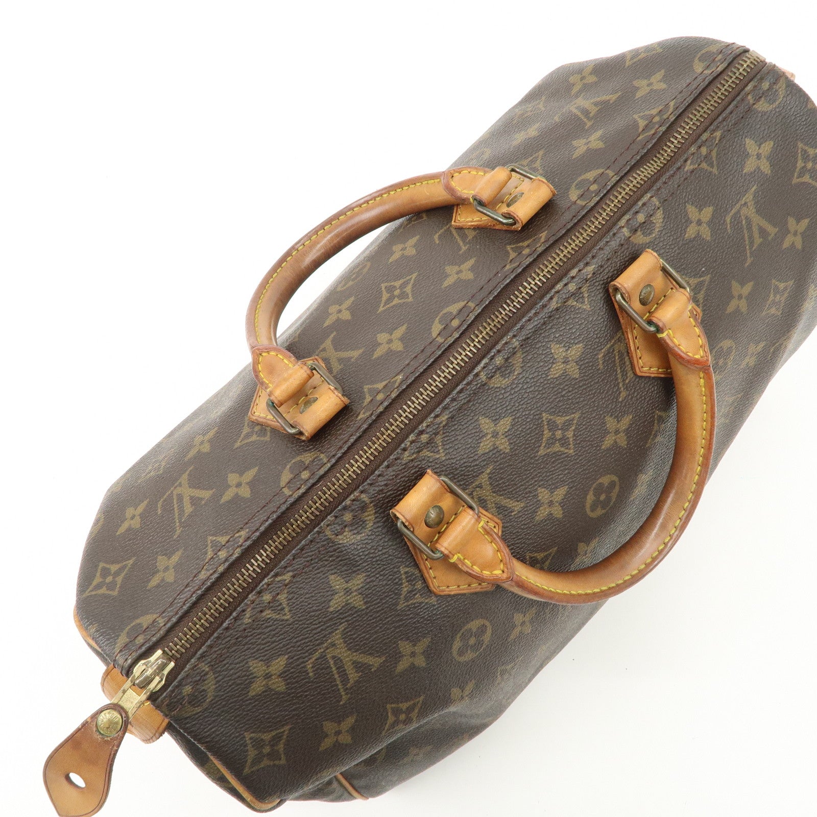 Louis Vuitton Monogram Speedy 35 Hand Bag Boston Bag M41524 Used
