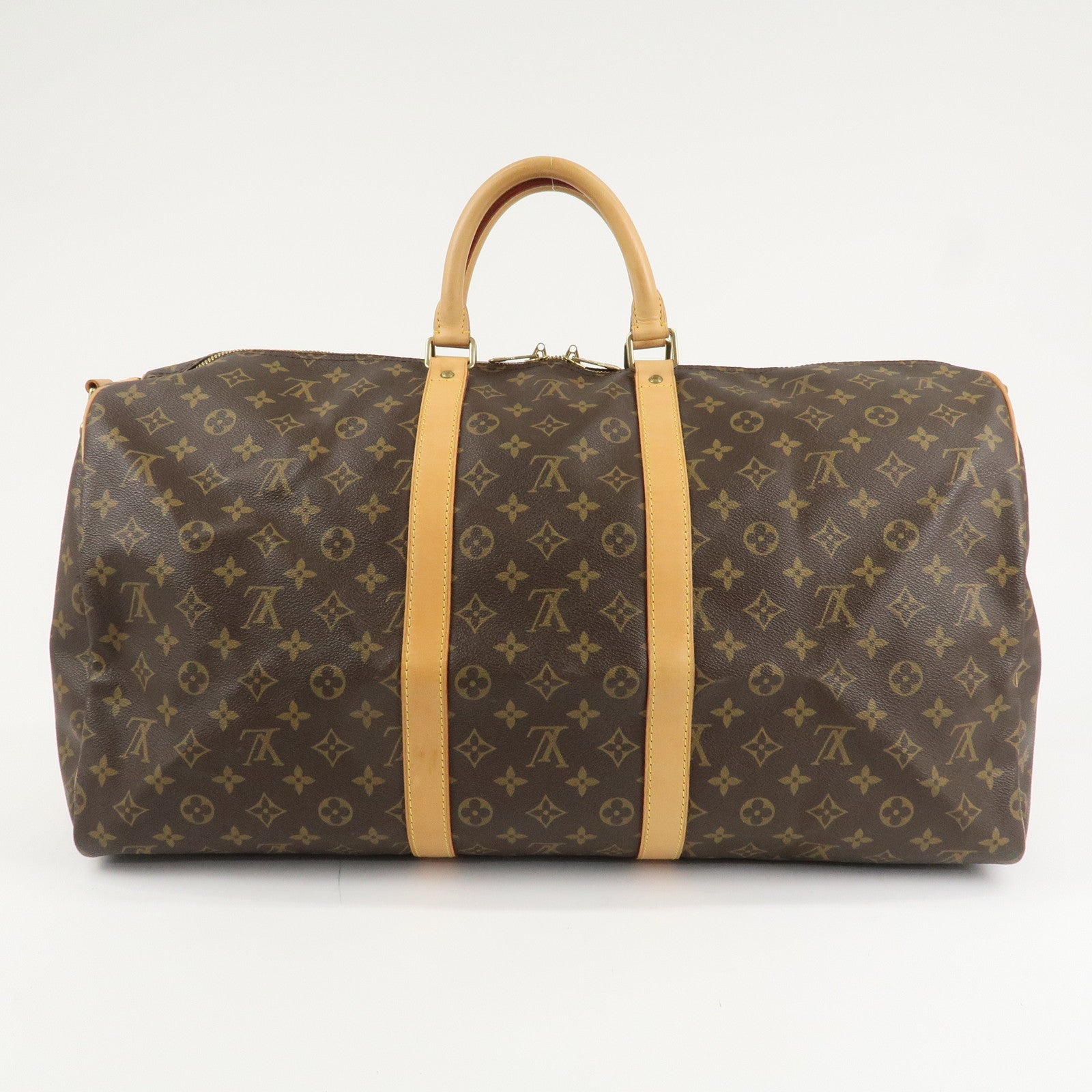 Louis Vuitton Monogram Keep All Bandouliere 55 Boston Bag M41414 Used