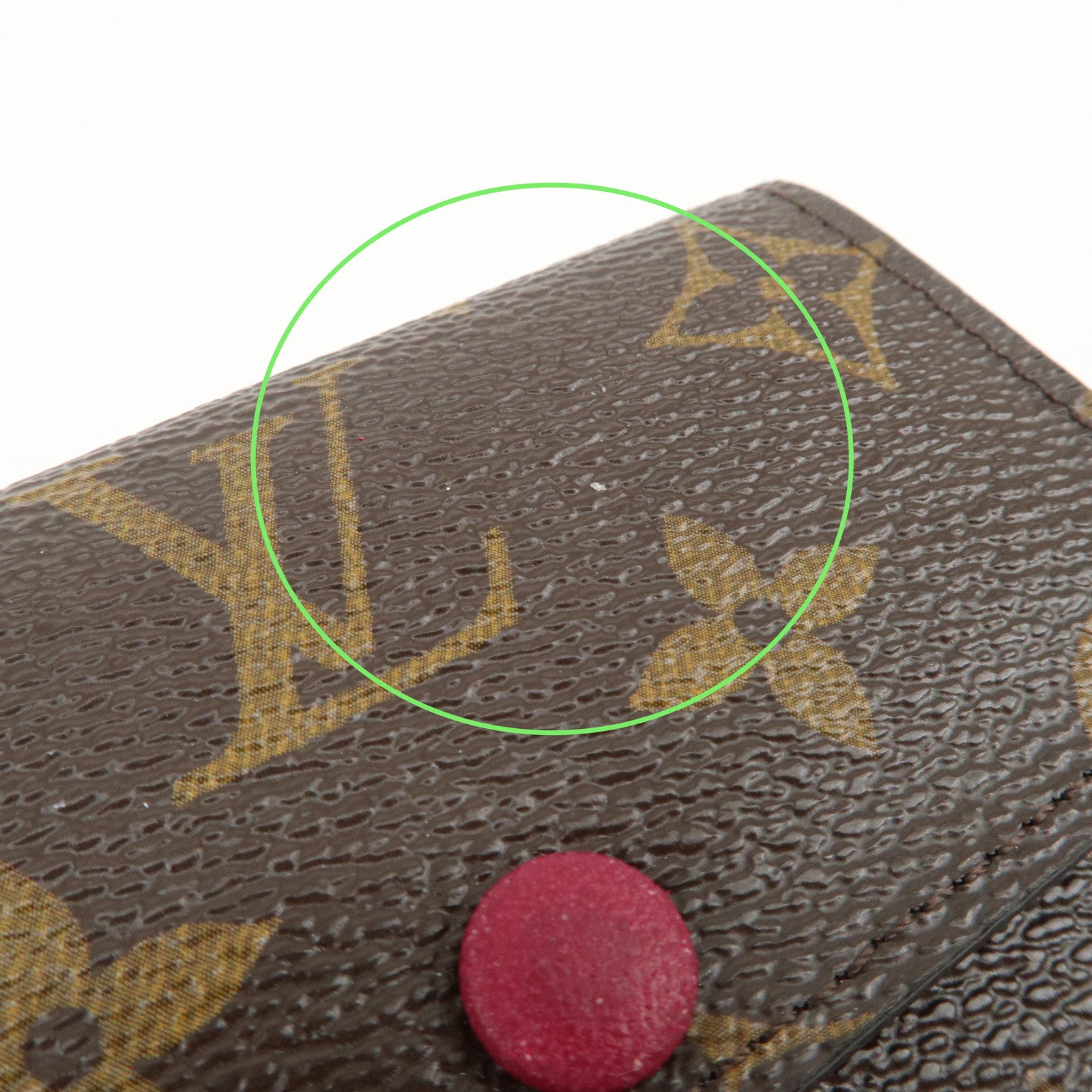 Louis Vuitton Monogram Multicles 6 Key Case Brown Fuchsia M60701