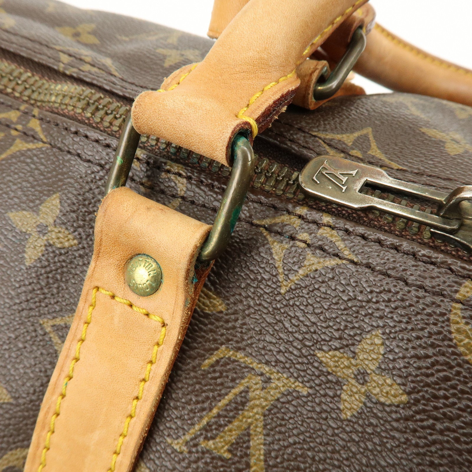 Louis Vuitton Monogram Keep All 50 Boston Bag Brown M41426