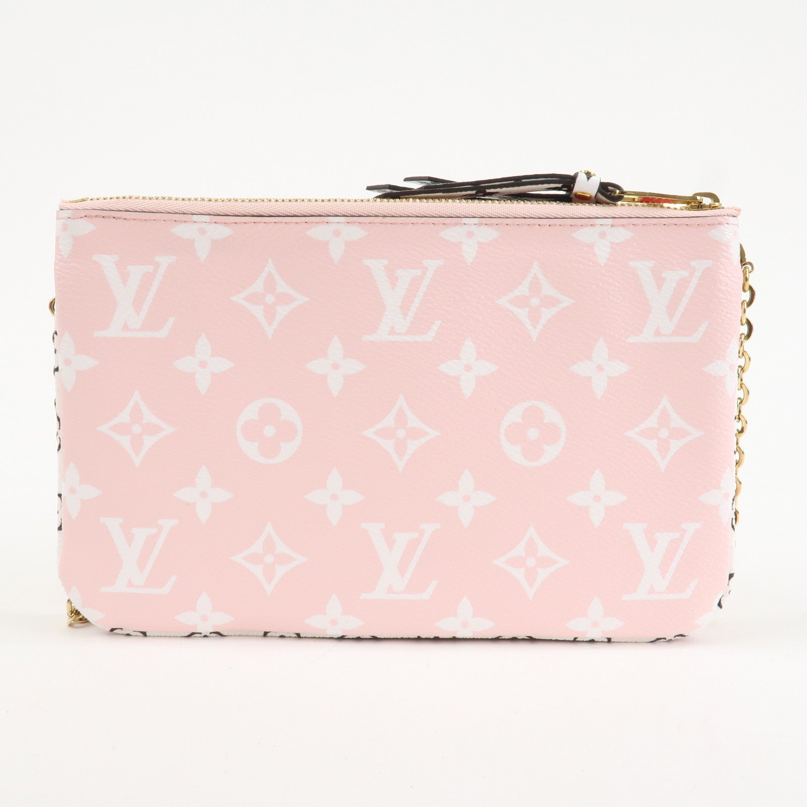 Louis Vuitton Monogram Giant Pochette Double Zip Pouch Rouge M67561 Used