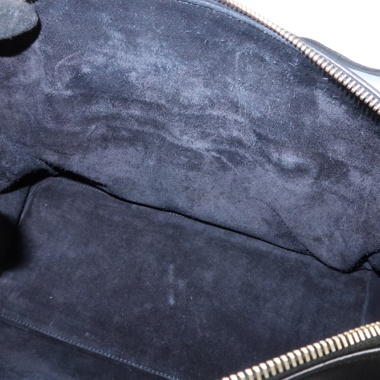 SAINT LAURENT PARIS Duffle 6 Leather 2Way Bag Hand Bag Black 322049