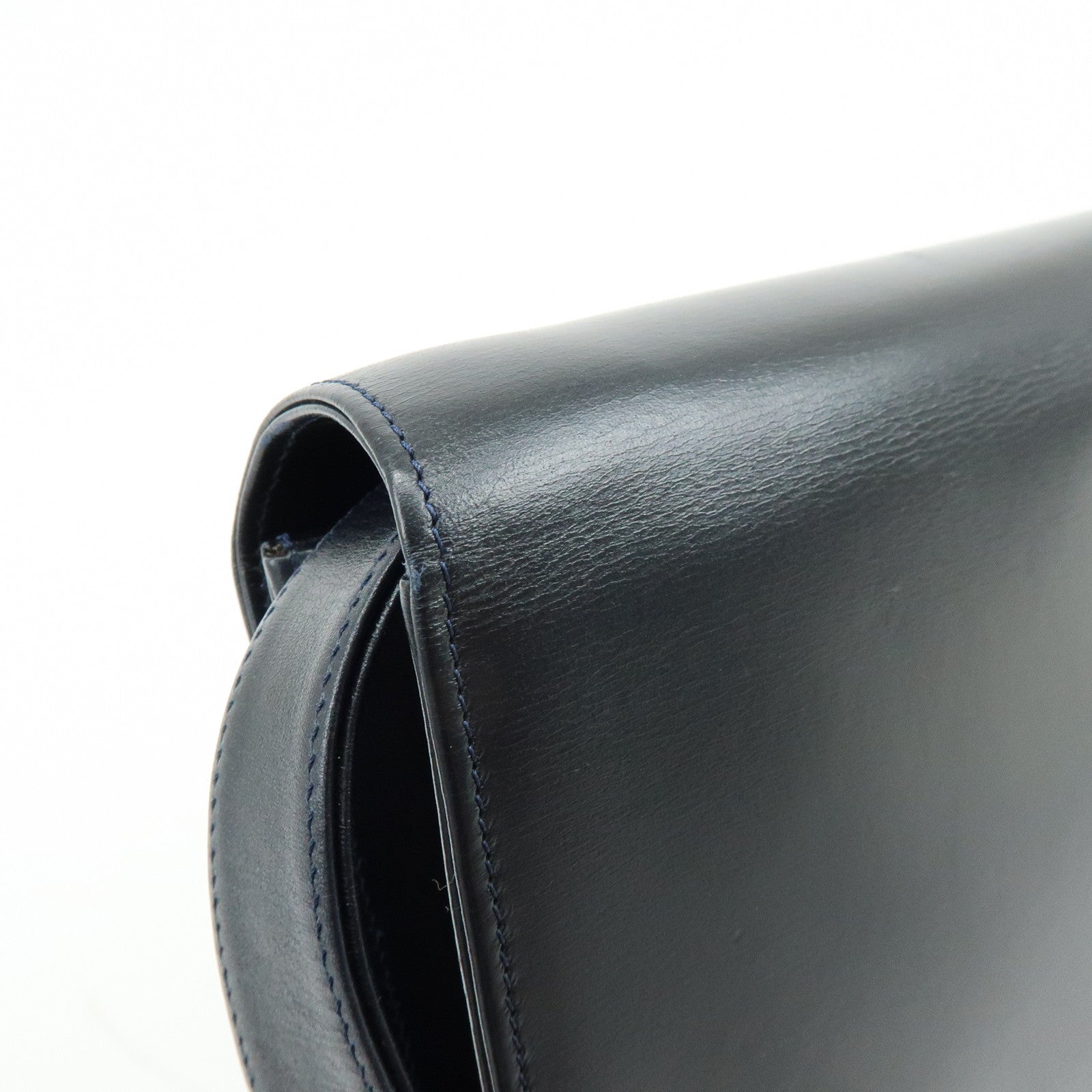 Cartier Leather Shoulder Bag Crossbody Bag Black