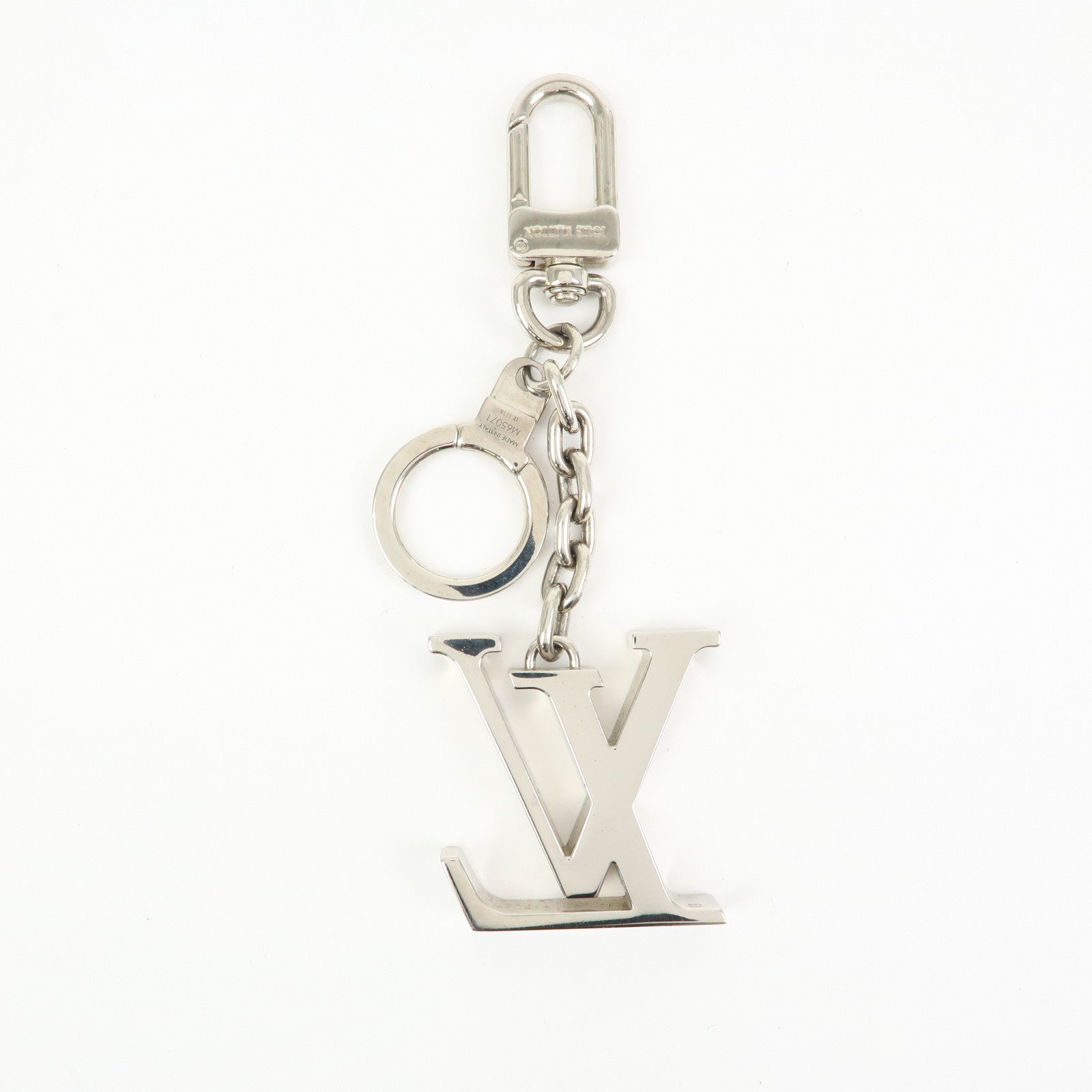 Louis Vuitton Porte Cles Initiales LV Bag Charm Silver M65071